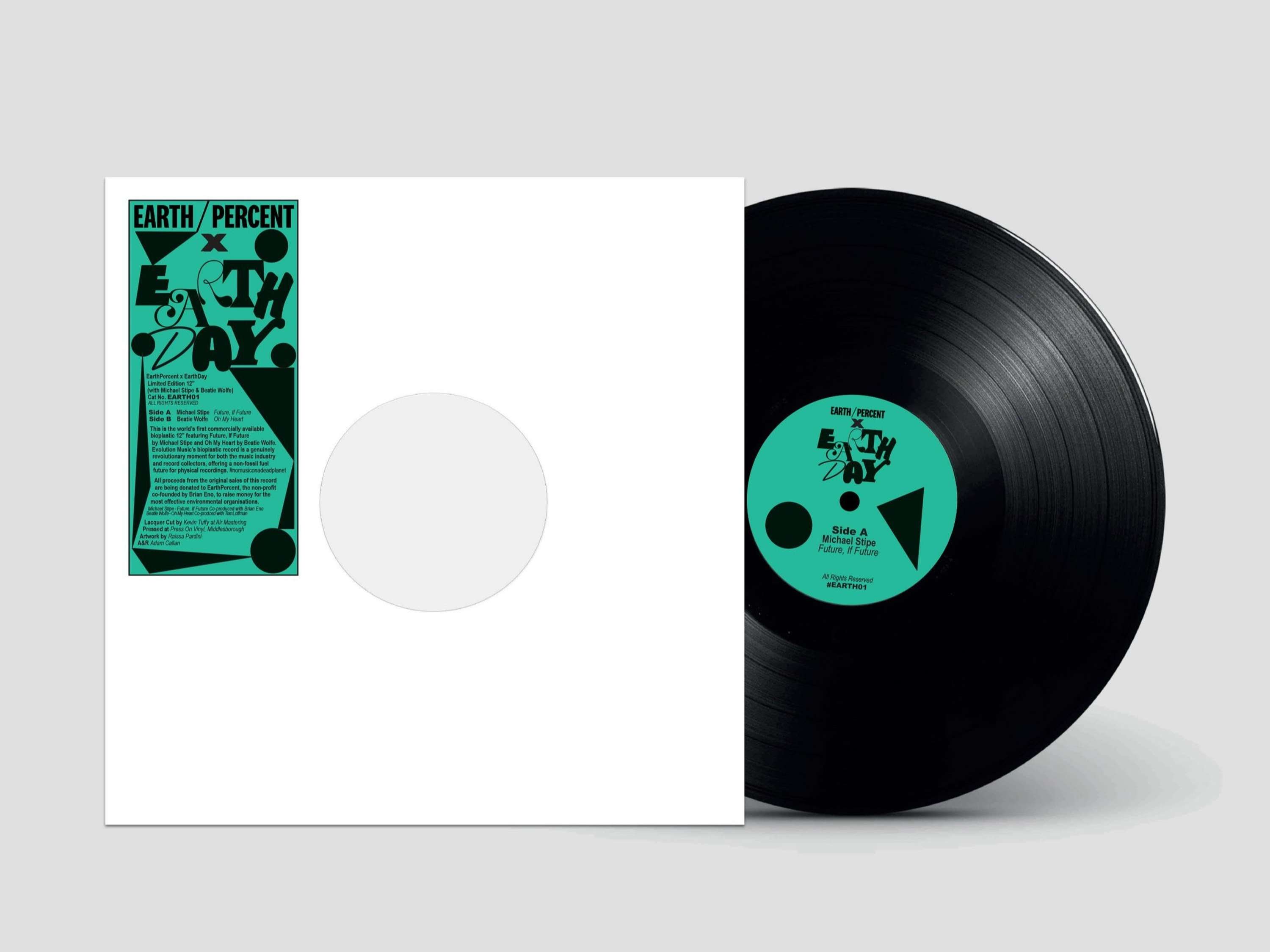 The World’s First Bioplastic record w/ R.E.M.'s Michael Stipe x Beatie Wolfe by Beatie Wolfe