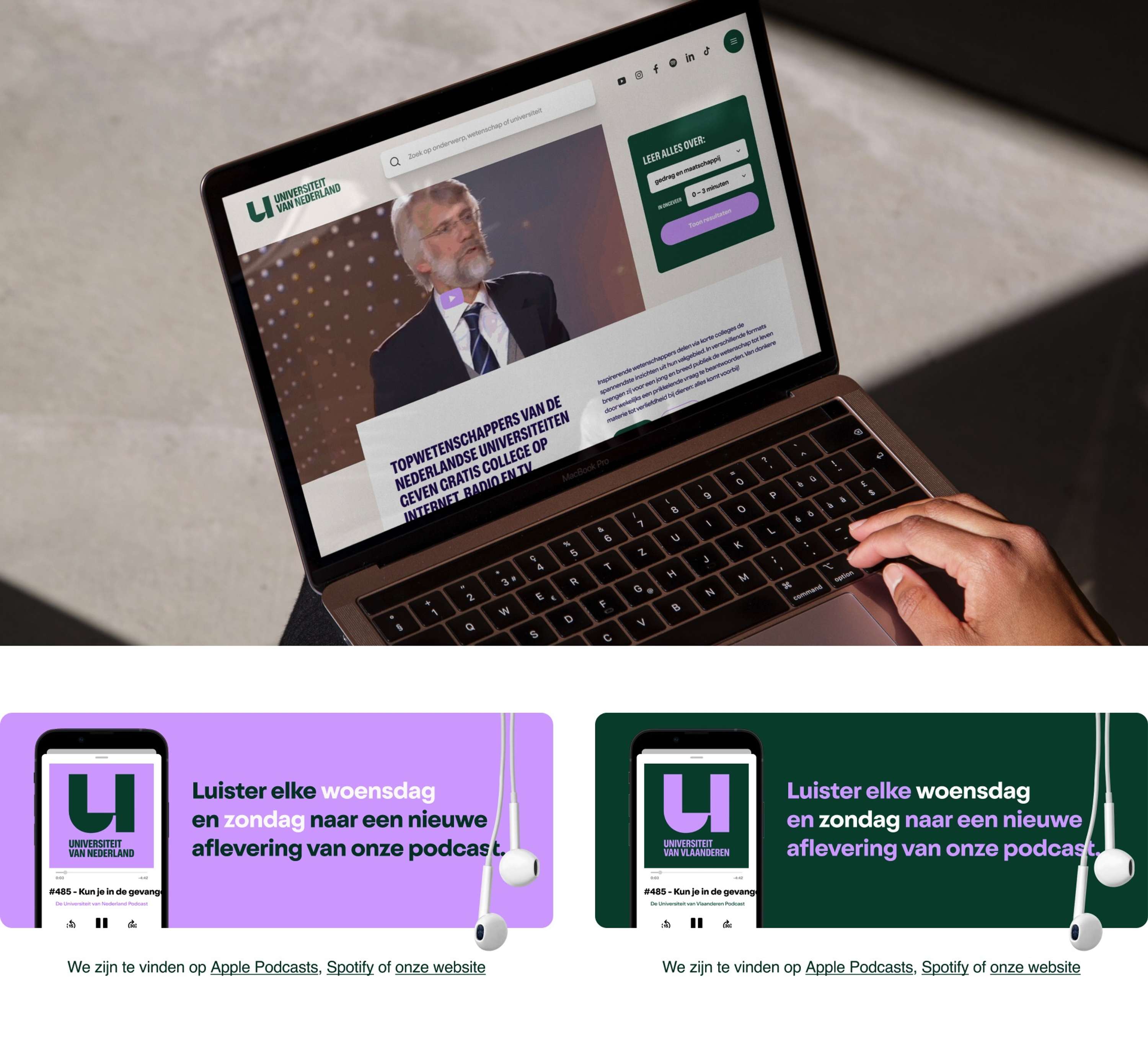 Universiteit van Nederland Visual Identity Design by Ronny Wieckardt