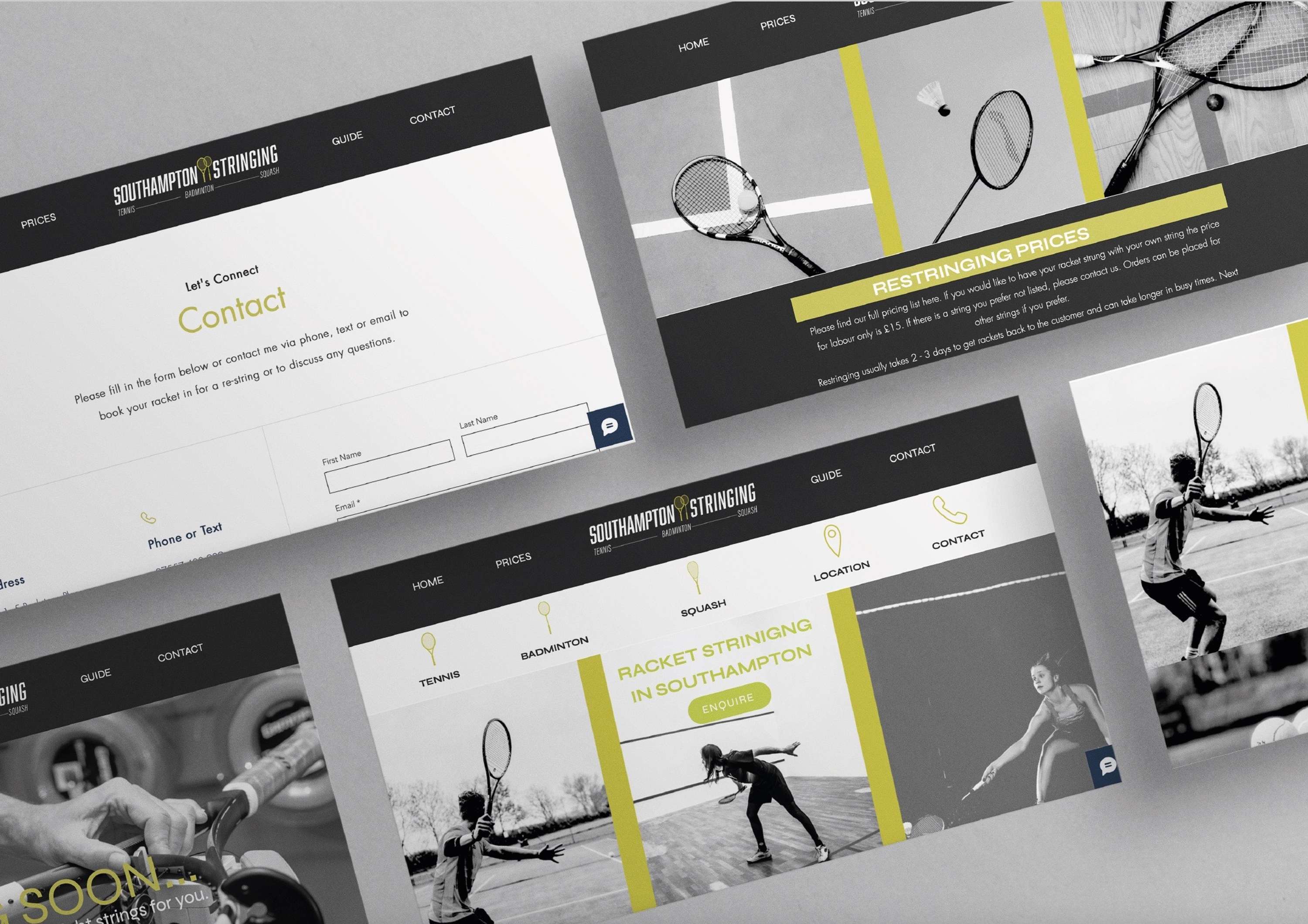 Southampton Stringing Branding Project by Laura Willis