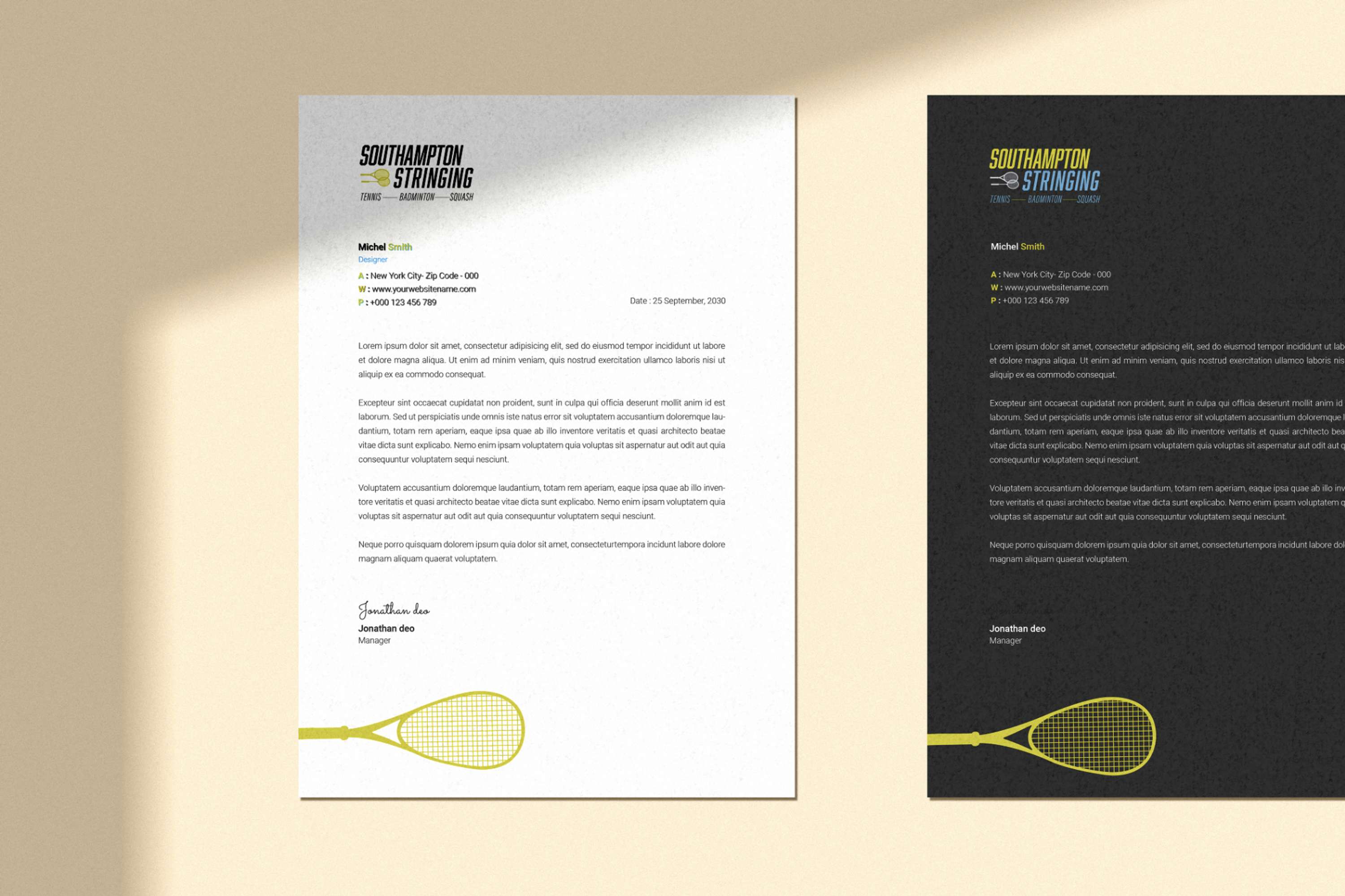 Southampton Stringing Branding Project by Laura Willis