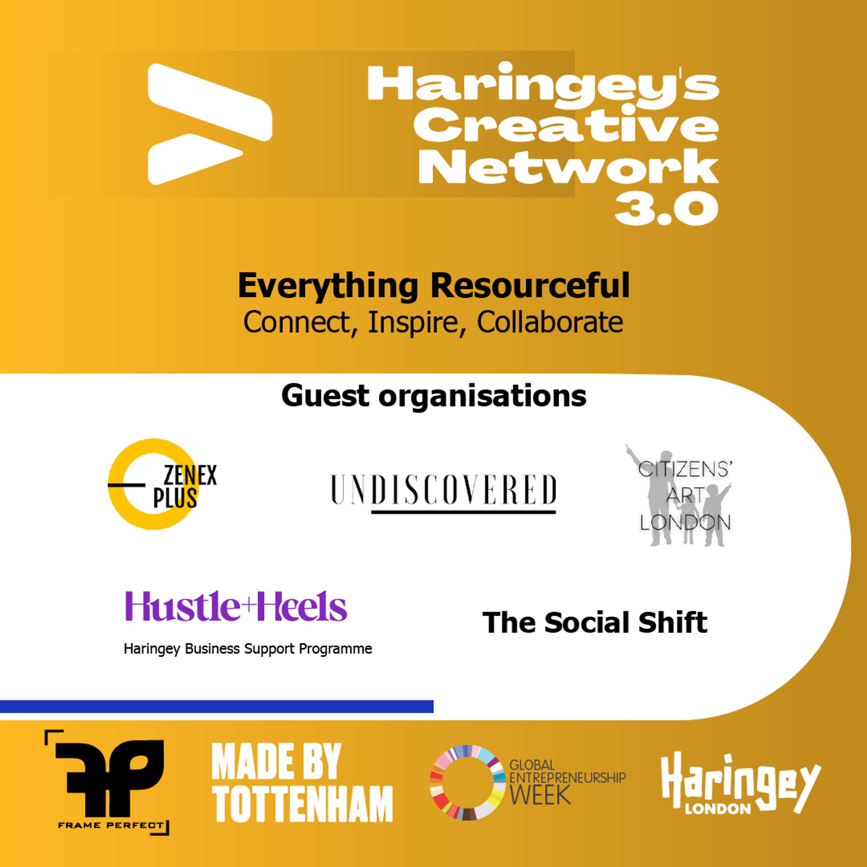 Haringey's Creative Network 3.0 Connect with the featured Organisations by Frame Perfect, The Collective