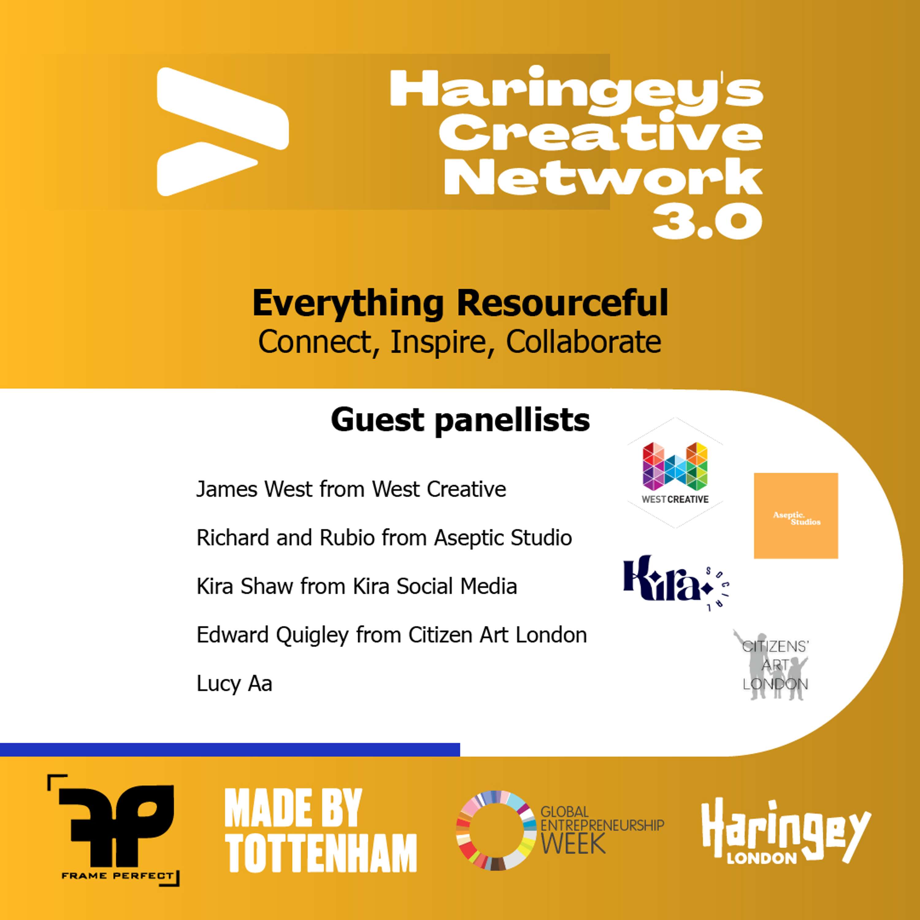 Haringey's Creative Network 3.0 Connect with the featured Organisations by Frame Perfect, The Collective