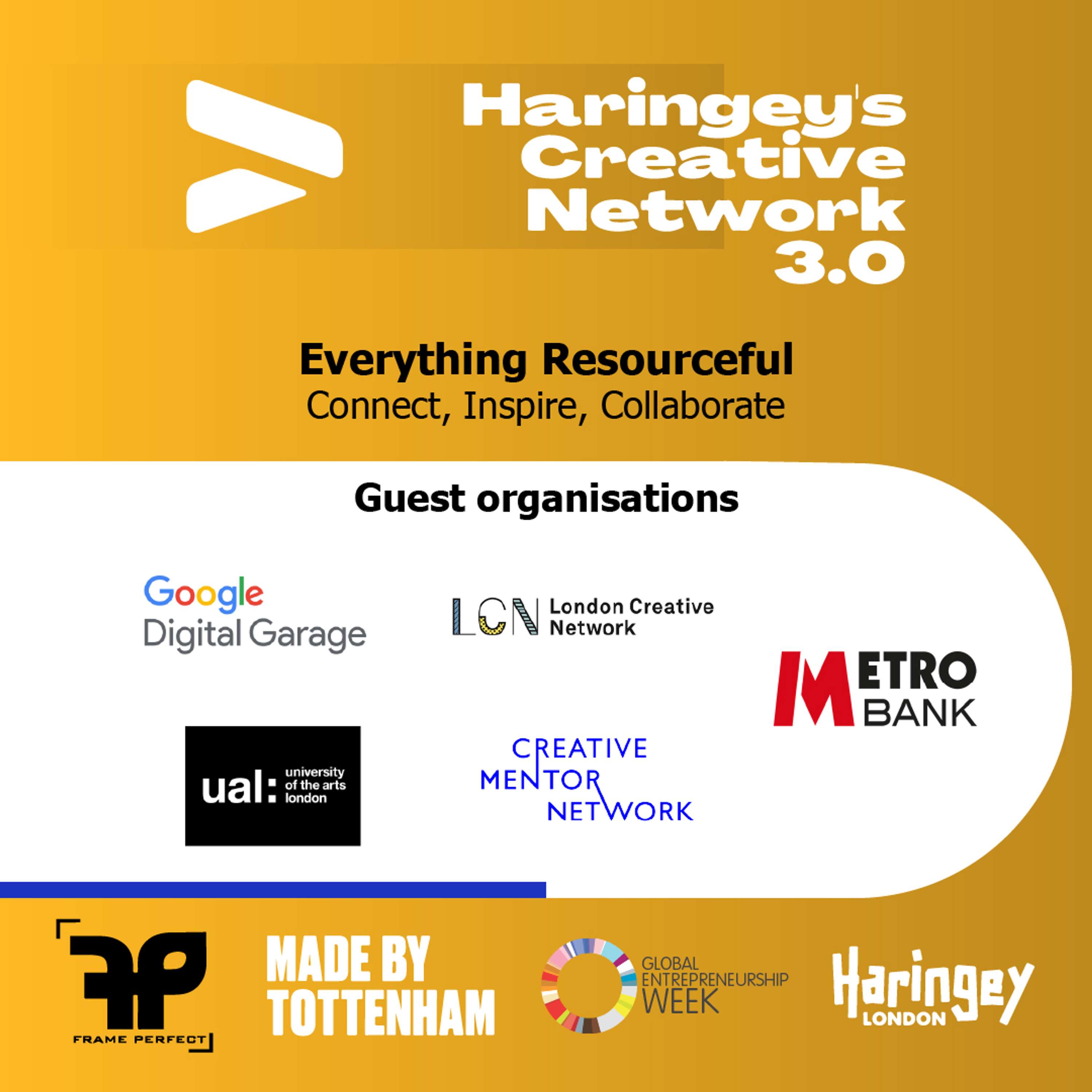 Haringey's Creative Network 3.0 Connect with the featured Organisations by Frame Perfect, The Collective