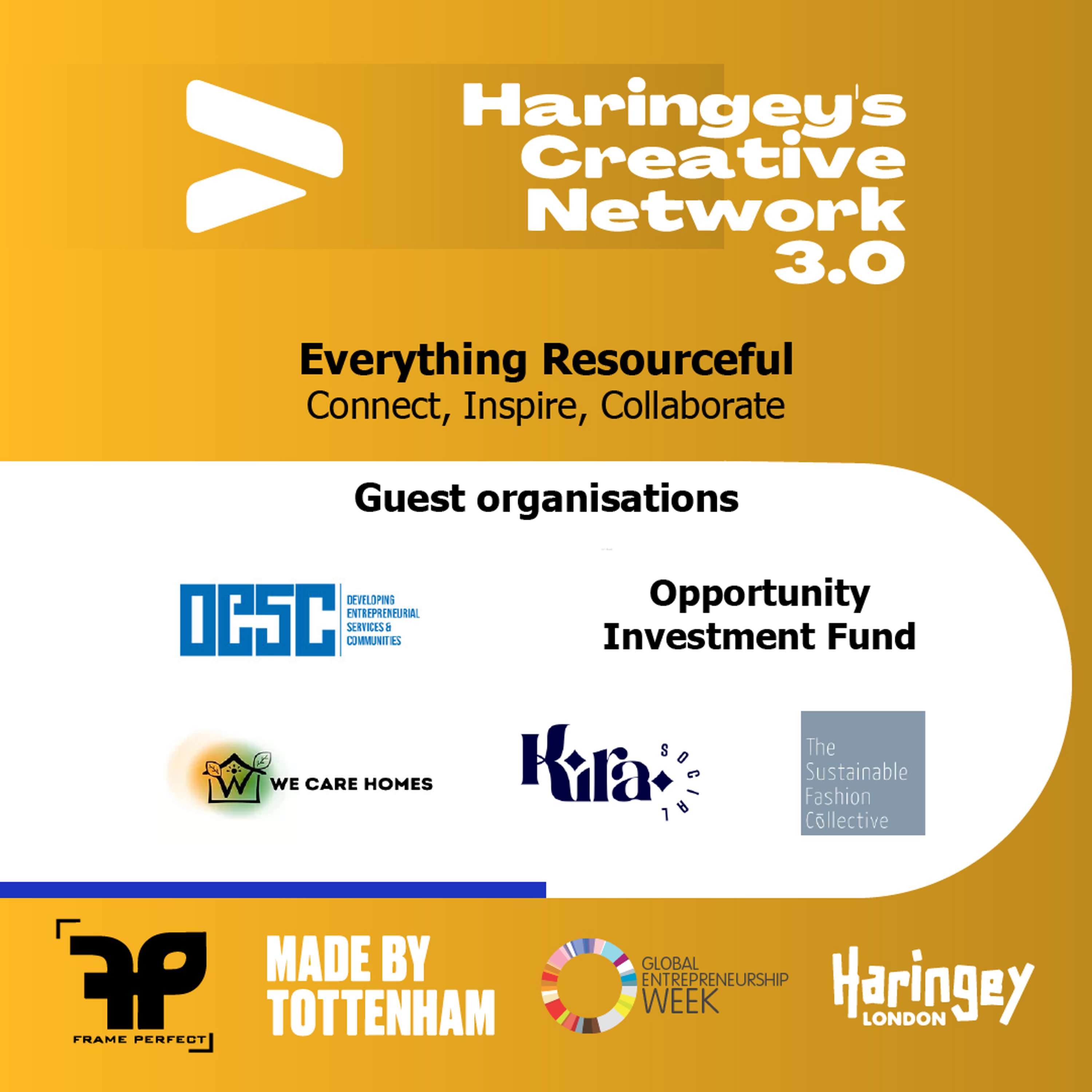 Haringey's Creative Network 3.0 Connect with the featured Organisations by Frame Perfect, The Collective