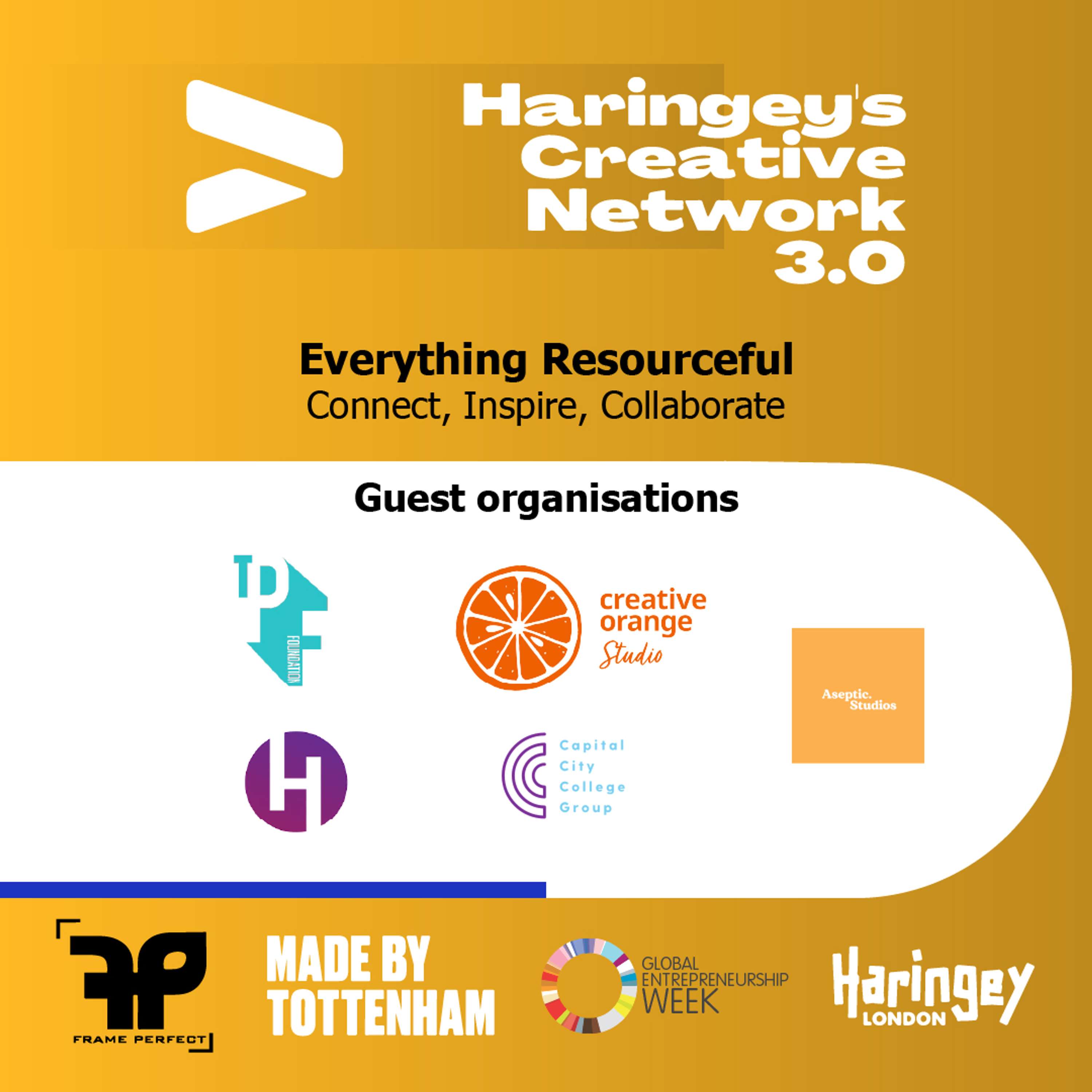 Haringey's Creative Network 3.0 Connect with the featured Organisations by Frame Perfect, The Collective