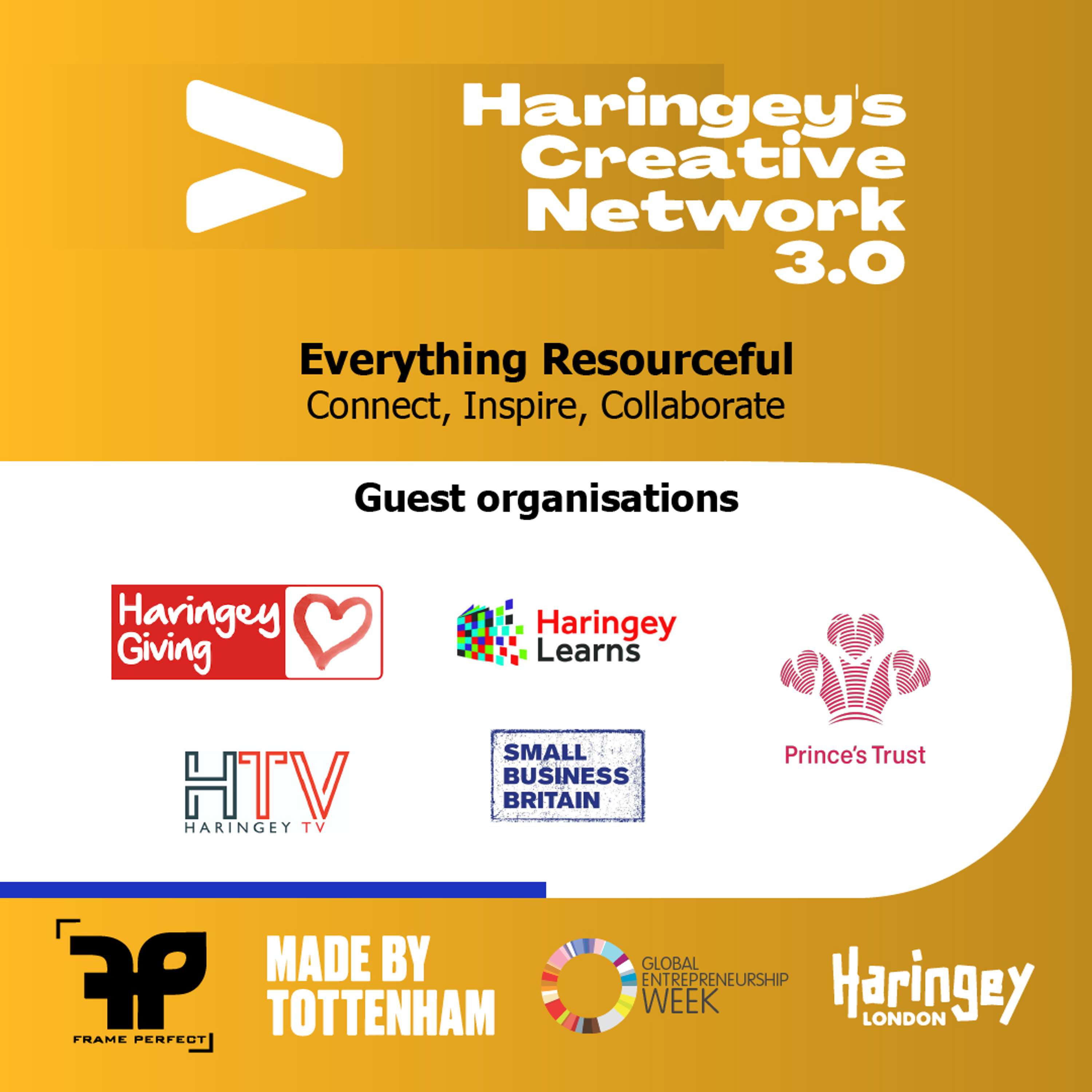 Haringey's Creative Network 3.0 Connect with the featured Organisations by Frame Perfect, The Collective
