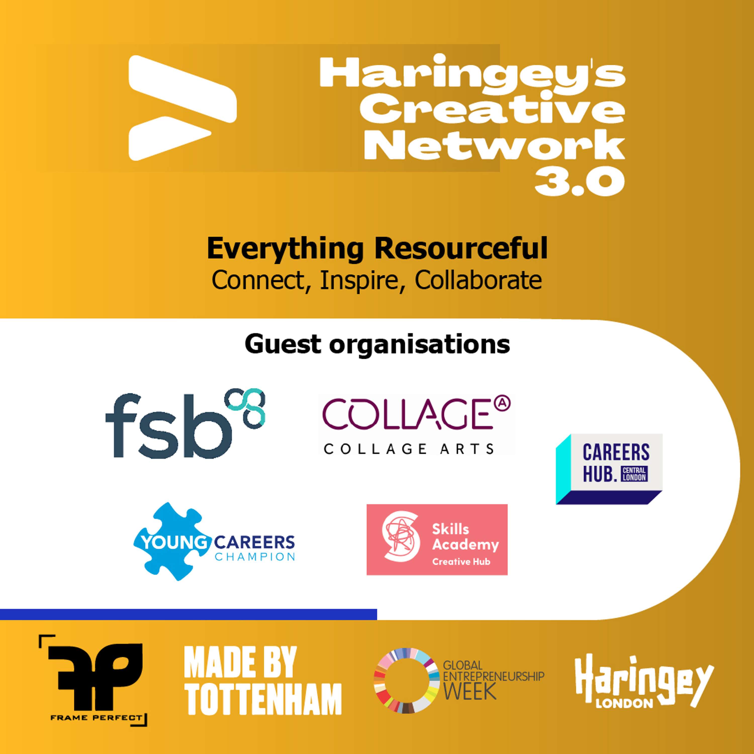 Haringey's Creative Network 3.0 Connect with the featured Organisations by Frame Perfect, The Collective