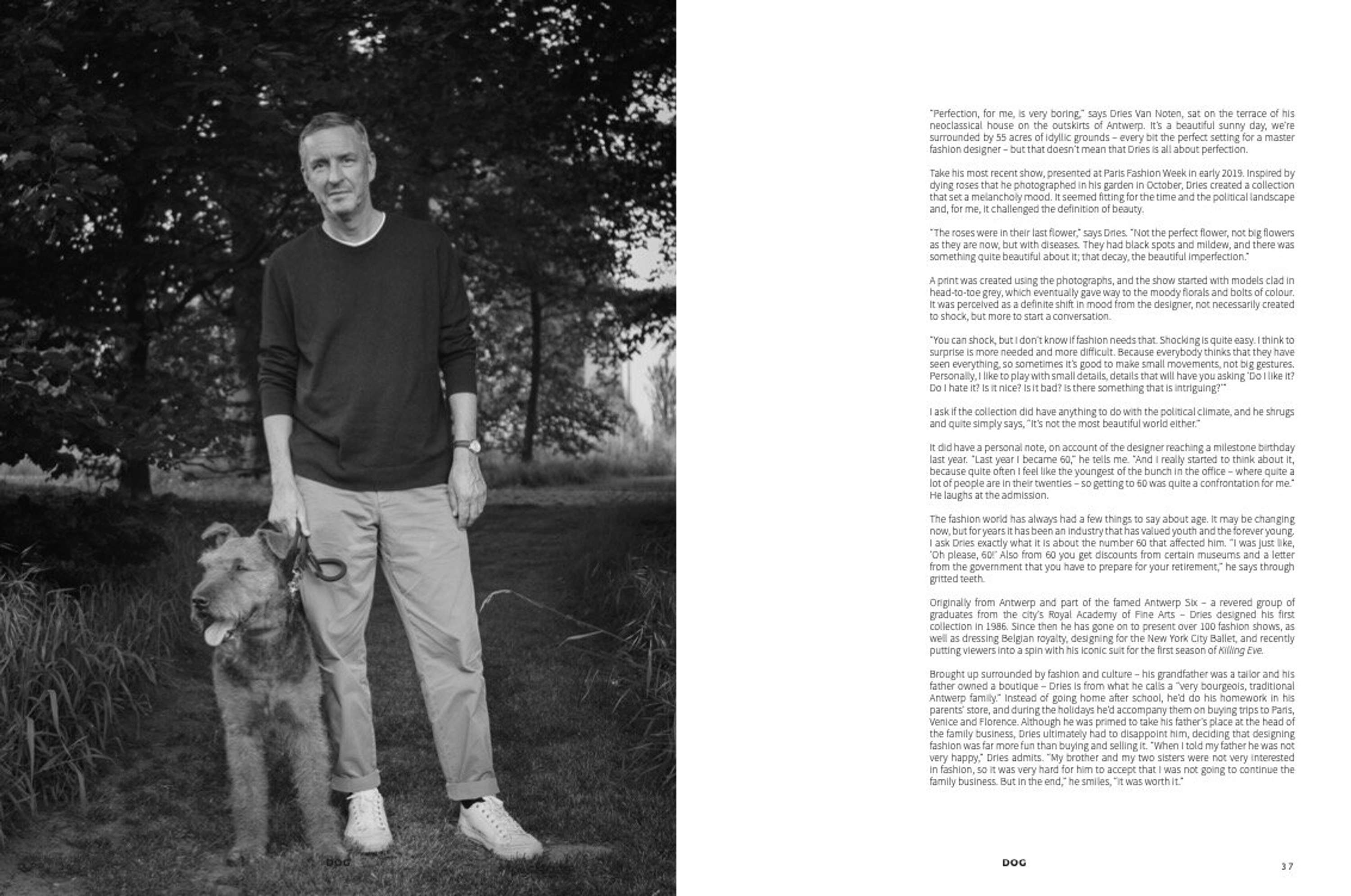 Interview with Dries Van Noten by Laura Feasey