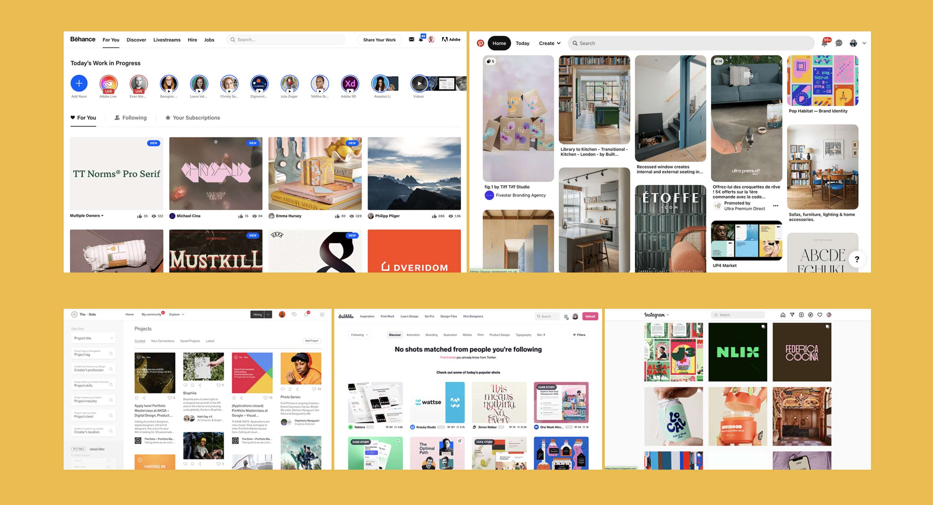 Top design blog to create the best moodboards by Hadrien Chatelet