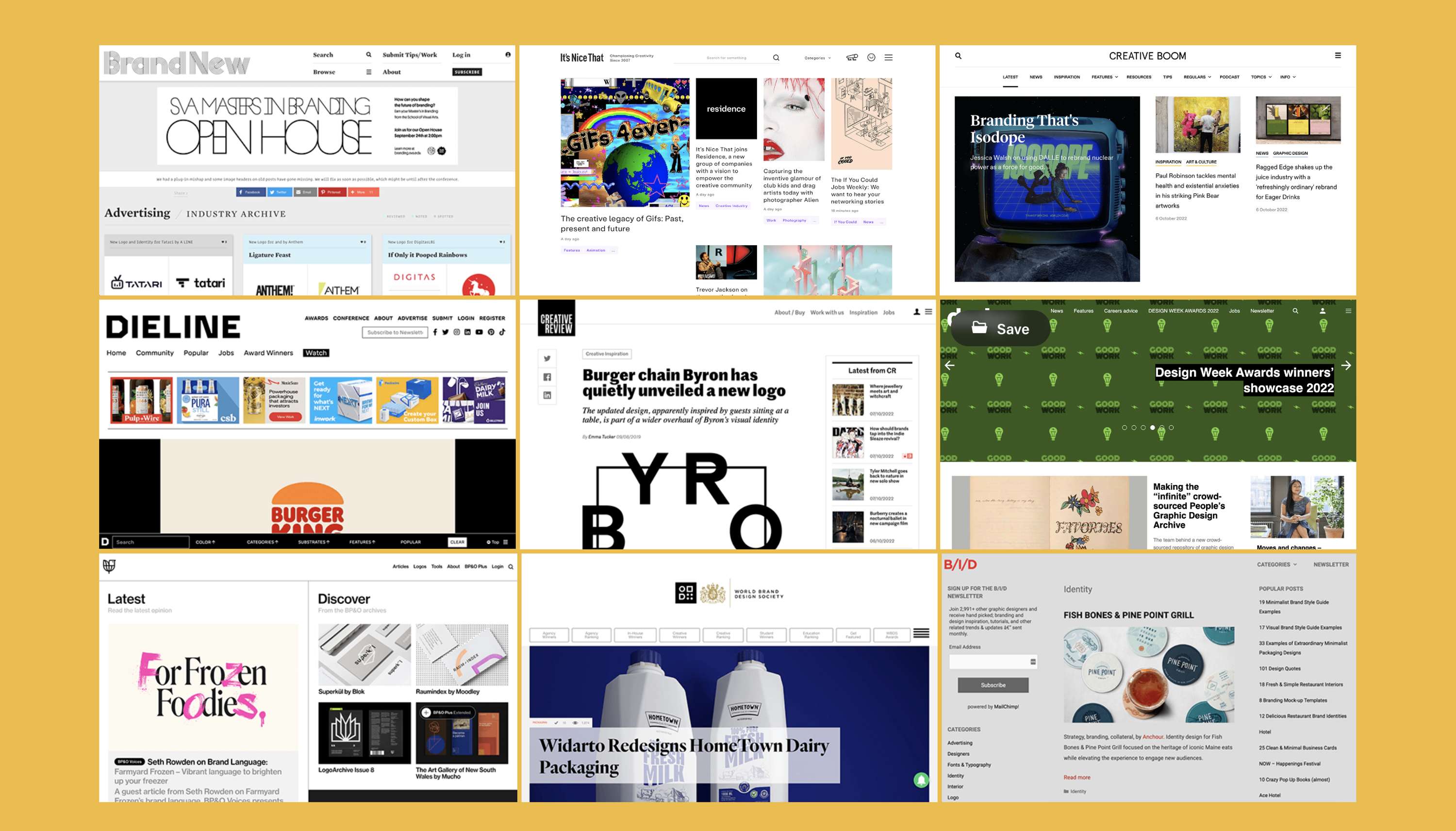 Top design blog to create the best moodboards by Hadrien Chatelet
