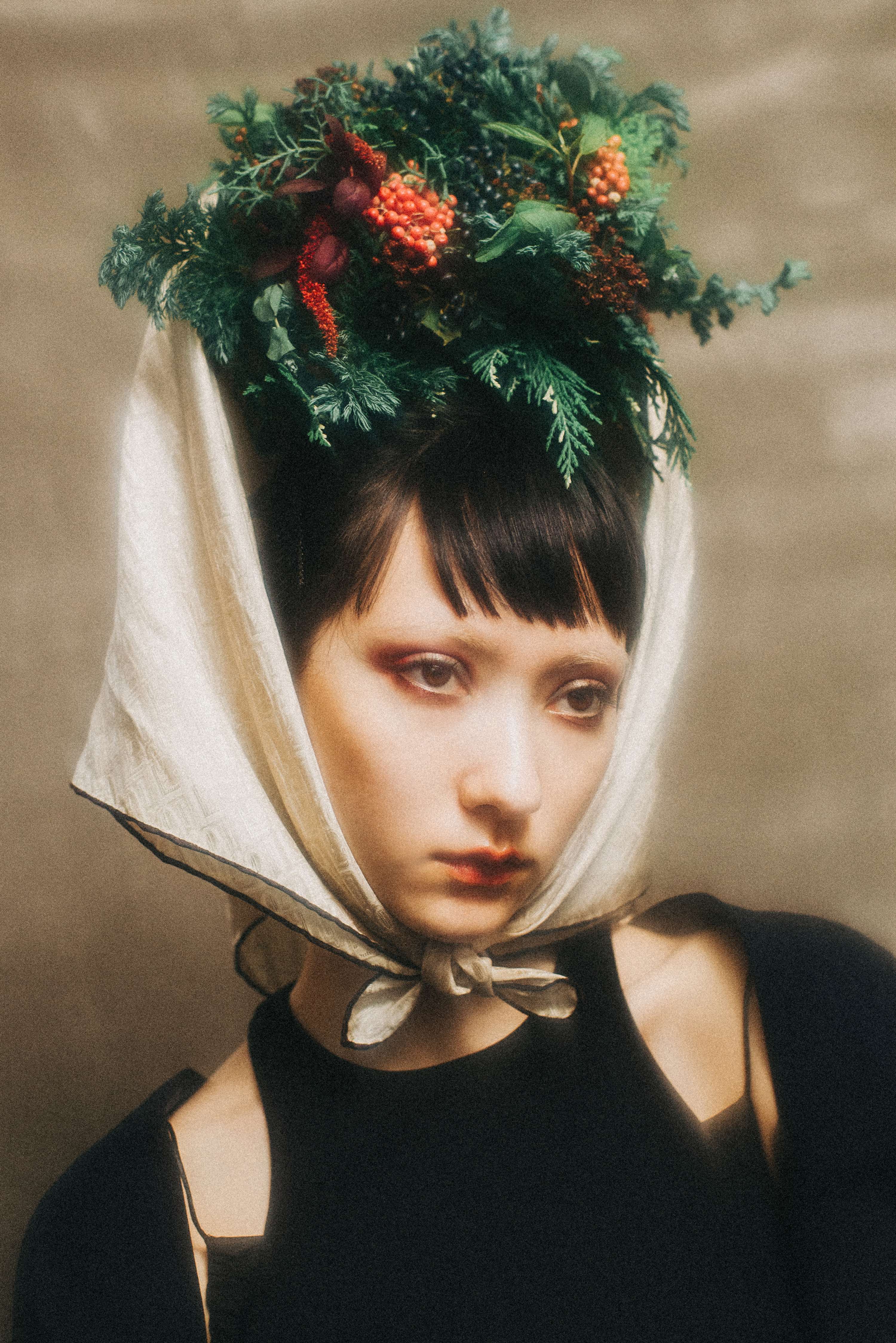 Flower project by Mizuki Sakakibara. Freelance Fashion Stylist London