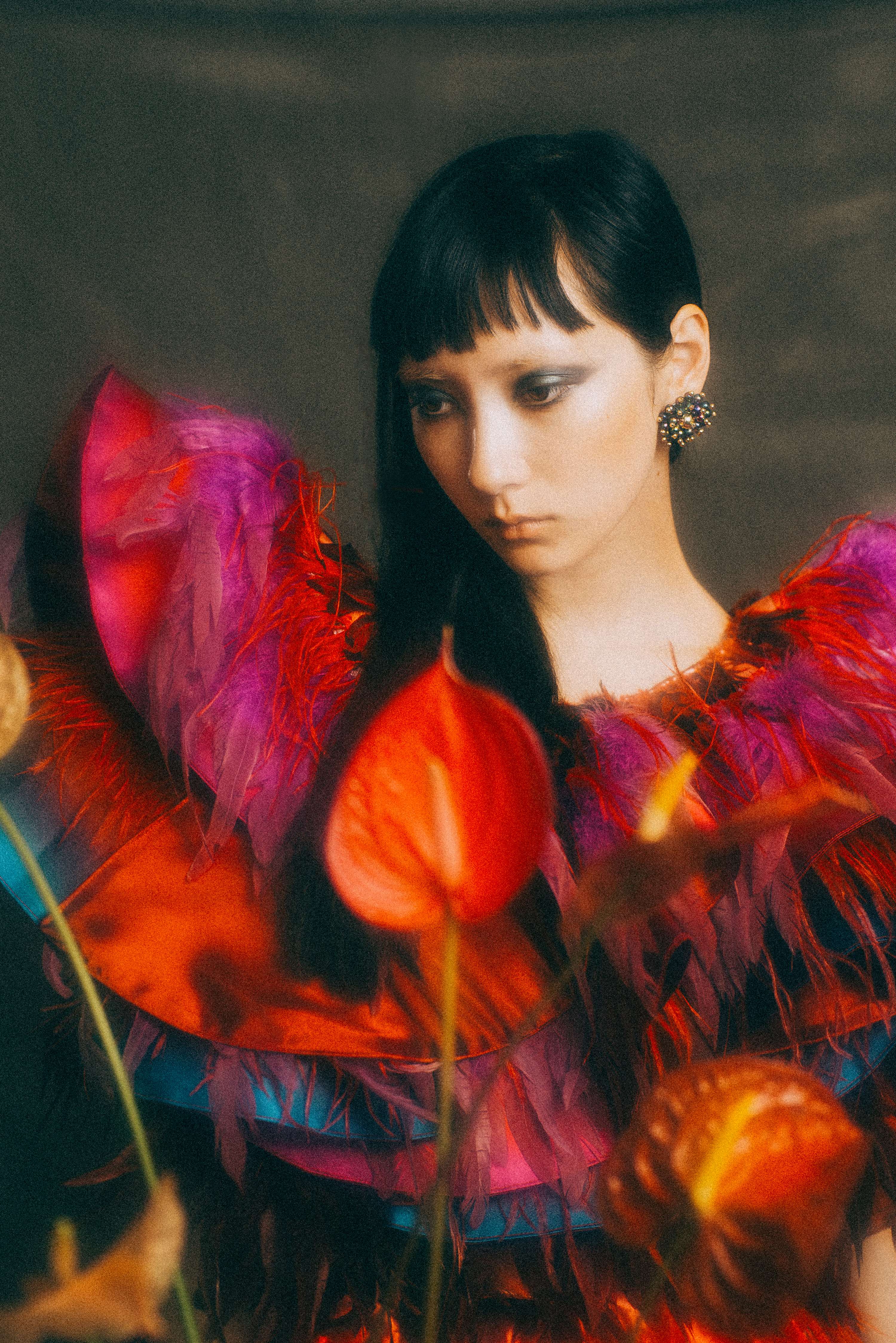 Flower project by Mizuki Sakakibara. Freelance Fashion Stylist London