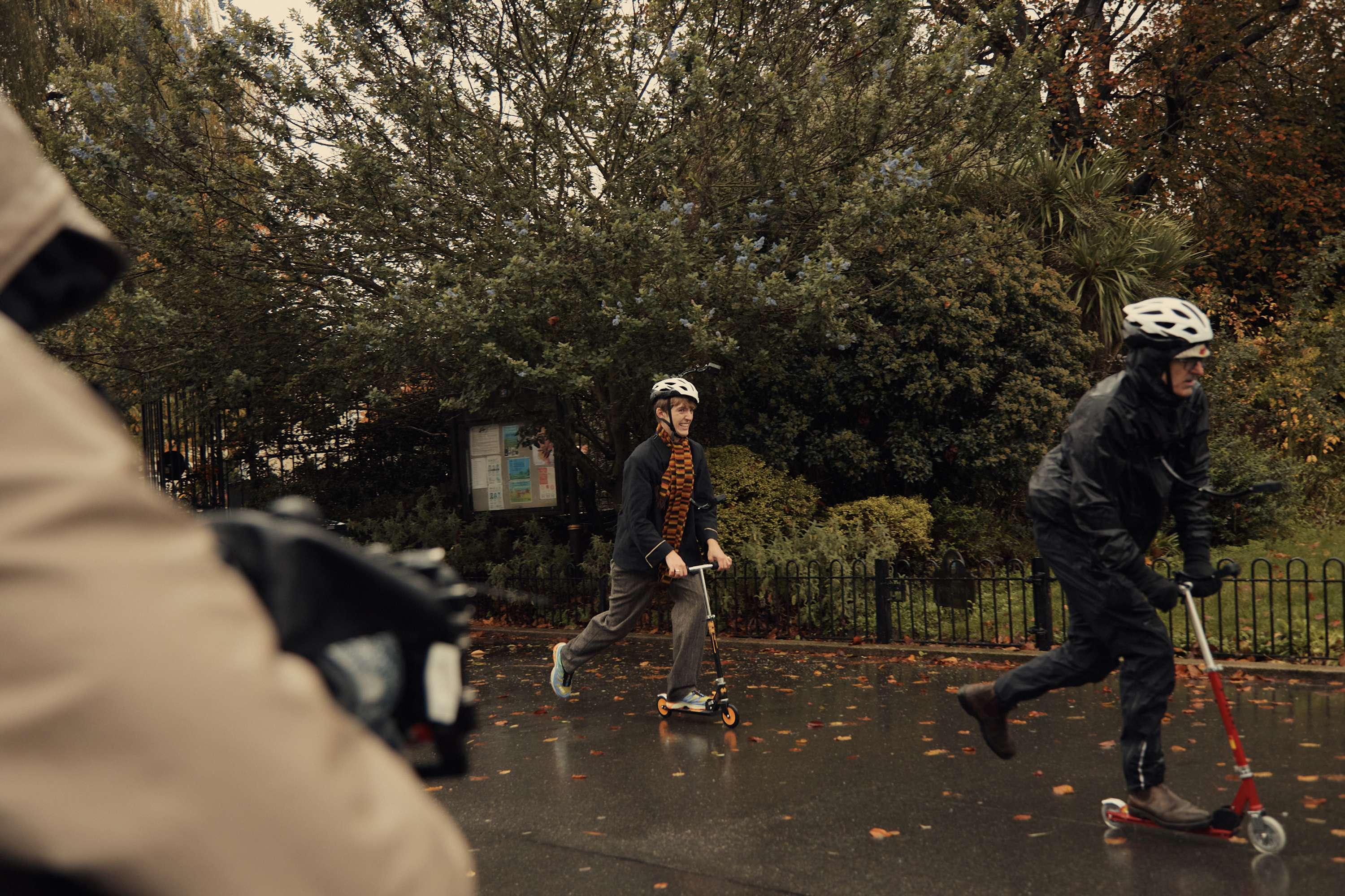 Scooting and Chatting by Jimi Alli