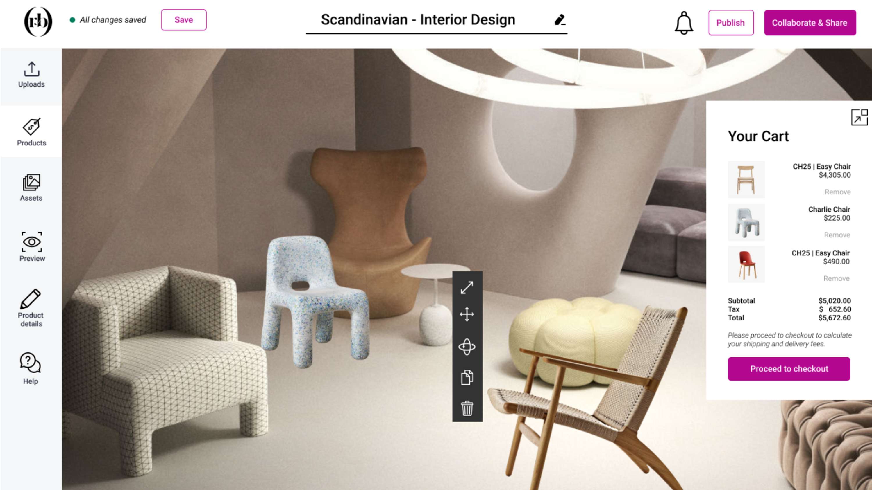 Virtual 3D app integration for Shopify stores with data analytics by Oarbt