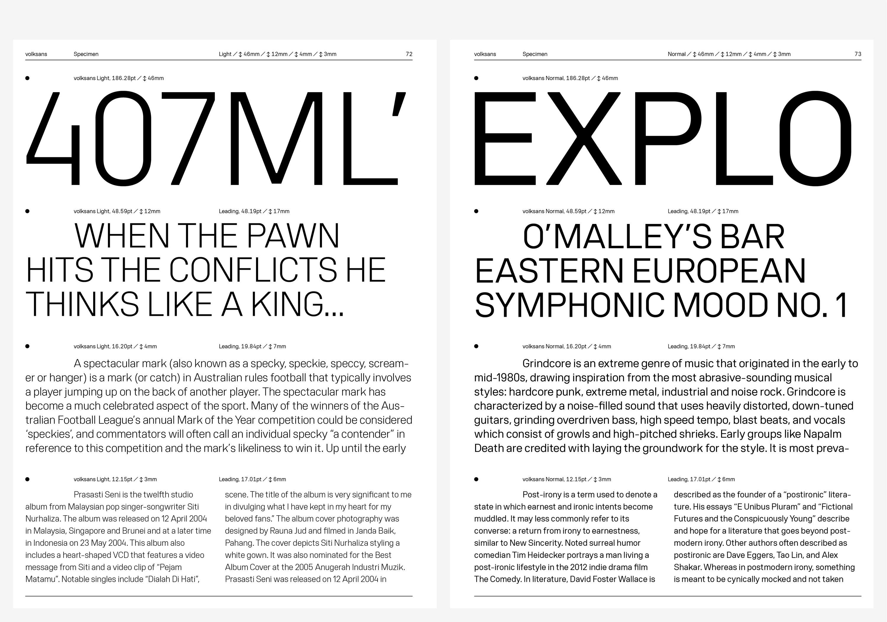 volksans / Typeface by Radmir Volk