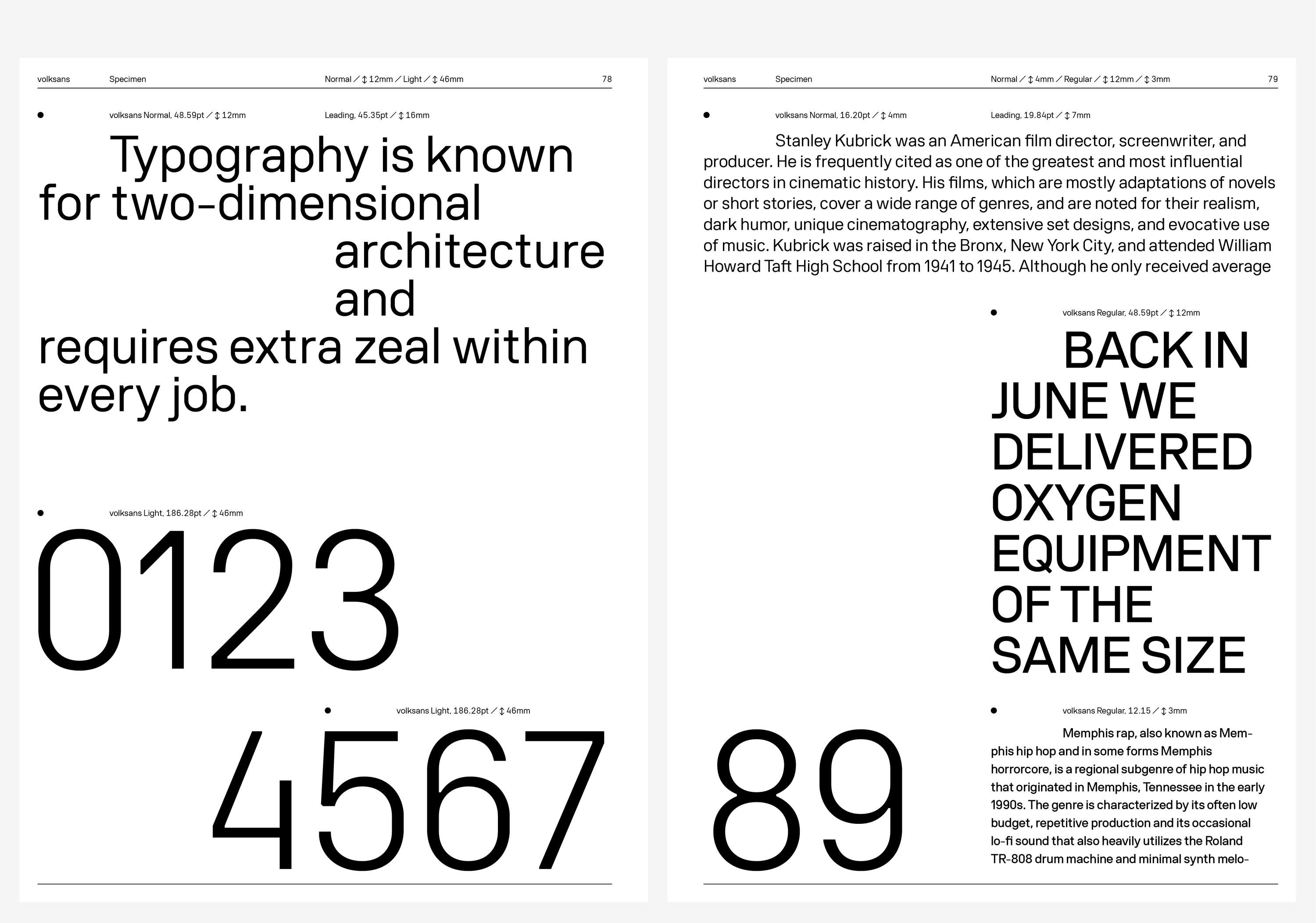volksans / Typeface by Radmir Volk
