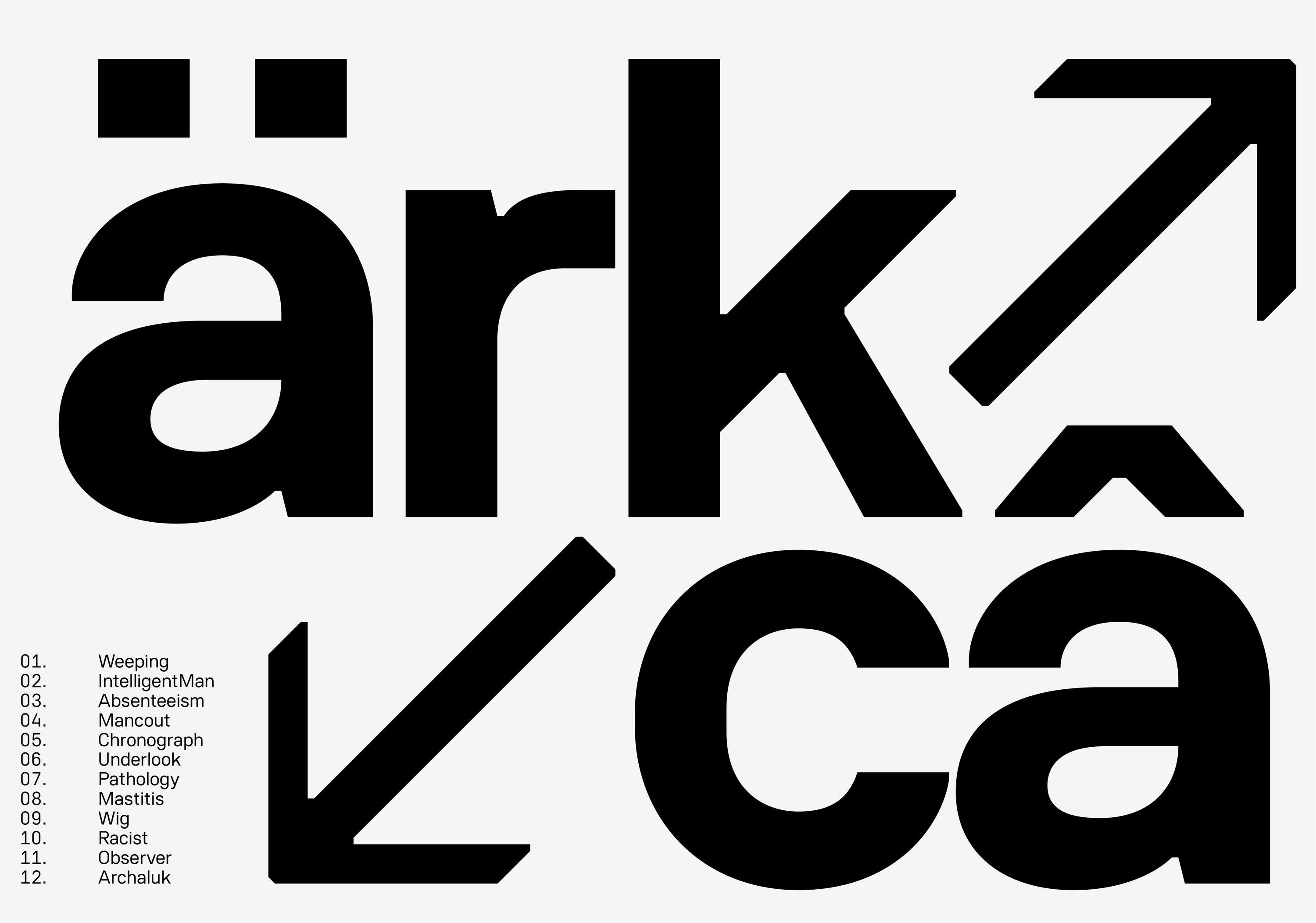 volksans / Typeface by Radmir Volk