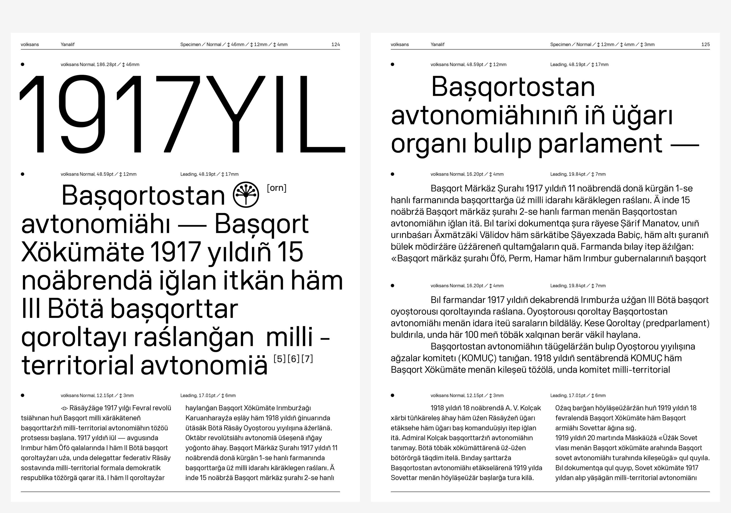 volksans / Typeface by Radmir Volk