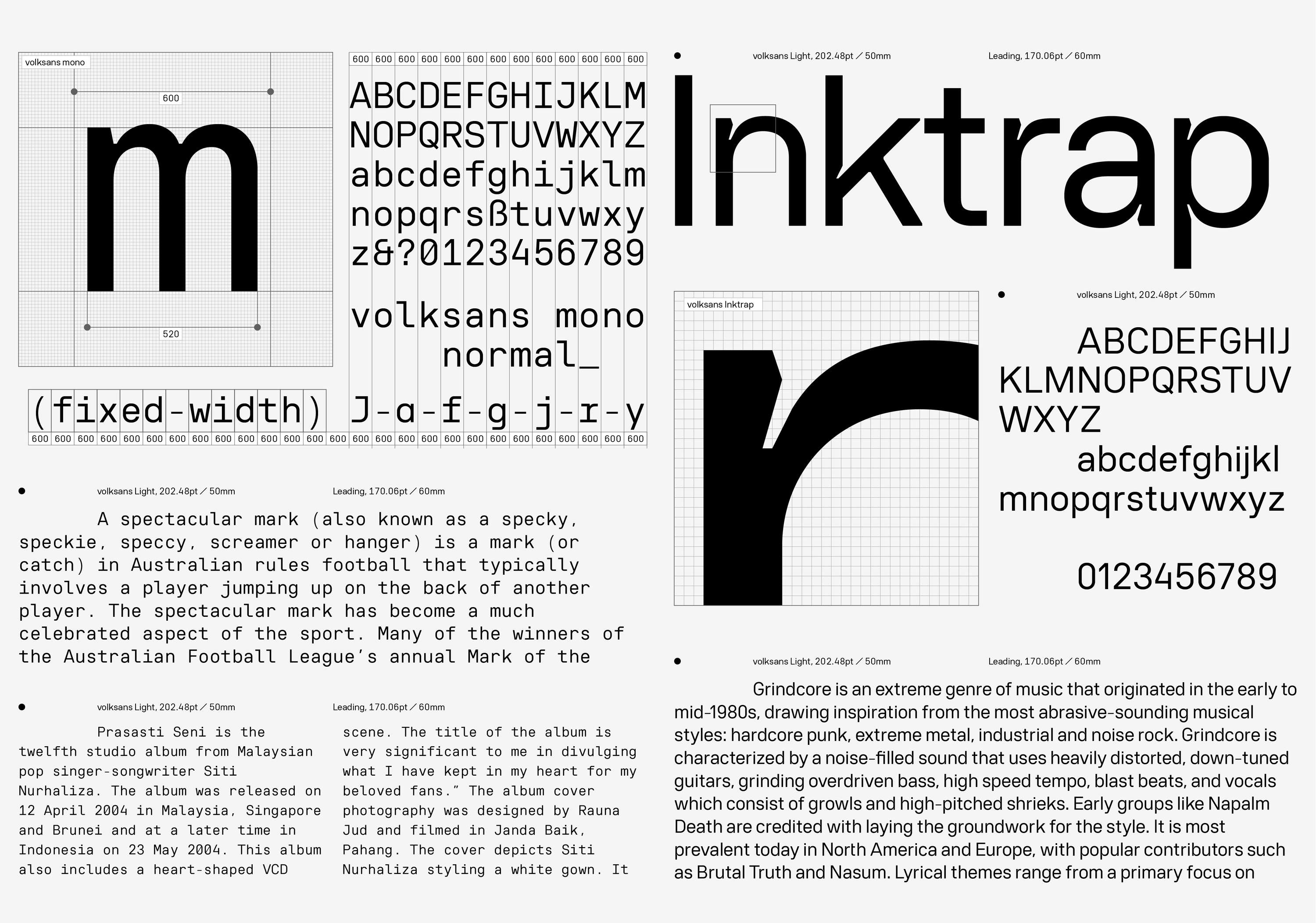 volksans / Typeface by Radmir Volk
