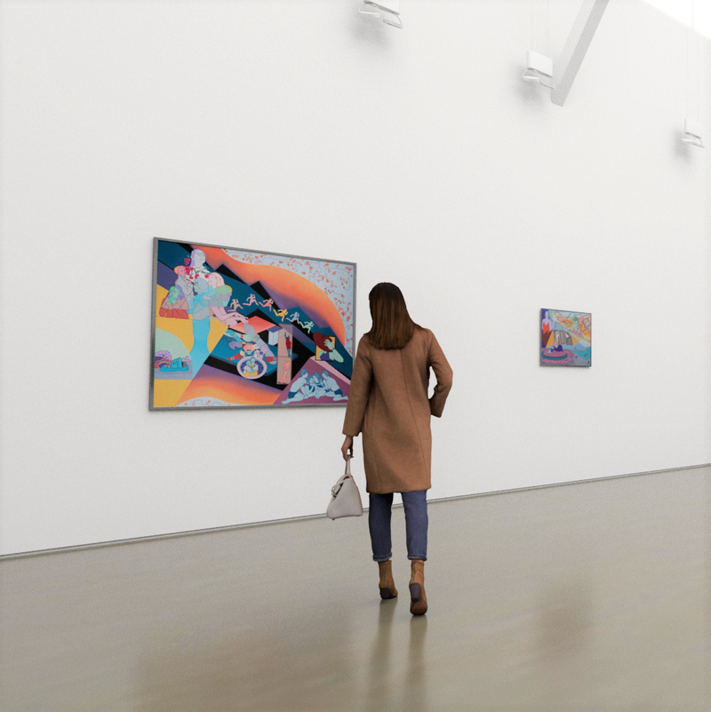 VR solo exhibition by NY based Carolyn Oberst by Oarbt