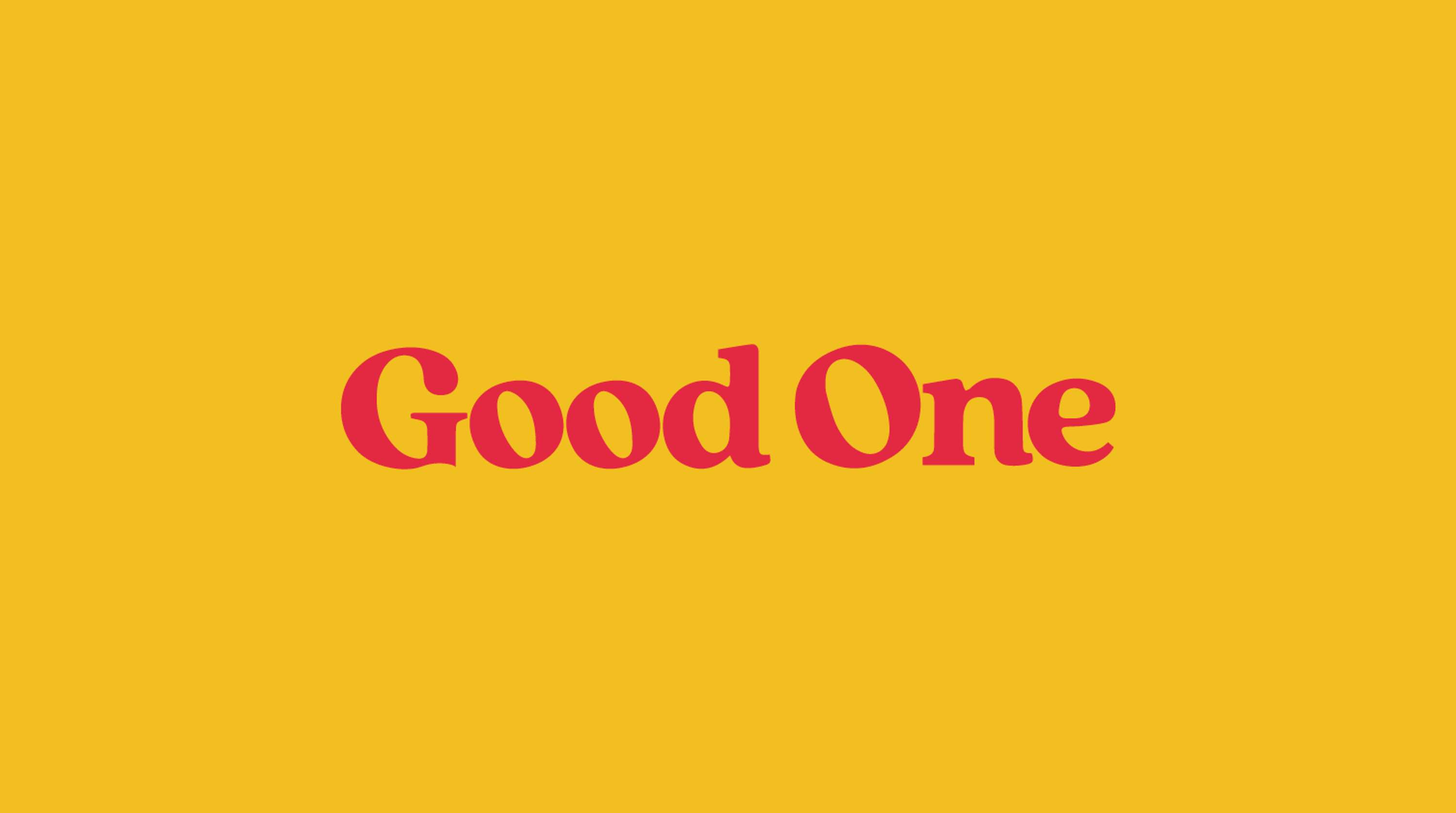 Good One Hard Seltzer - Naming and Branding by Vanessa Karabegovic