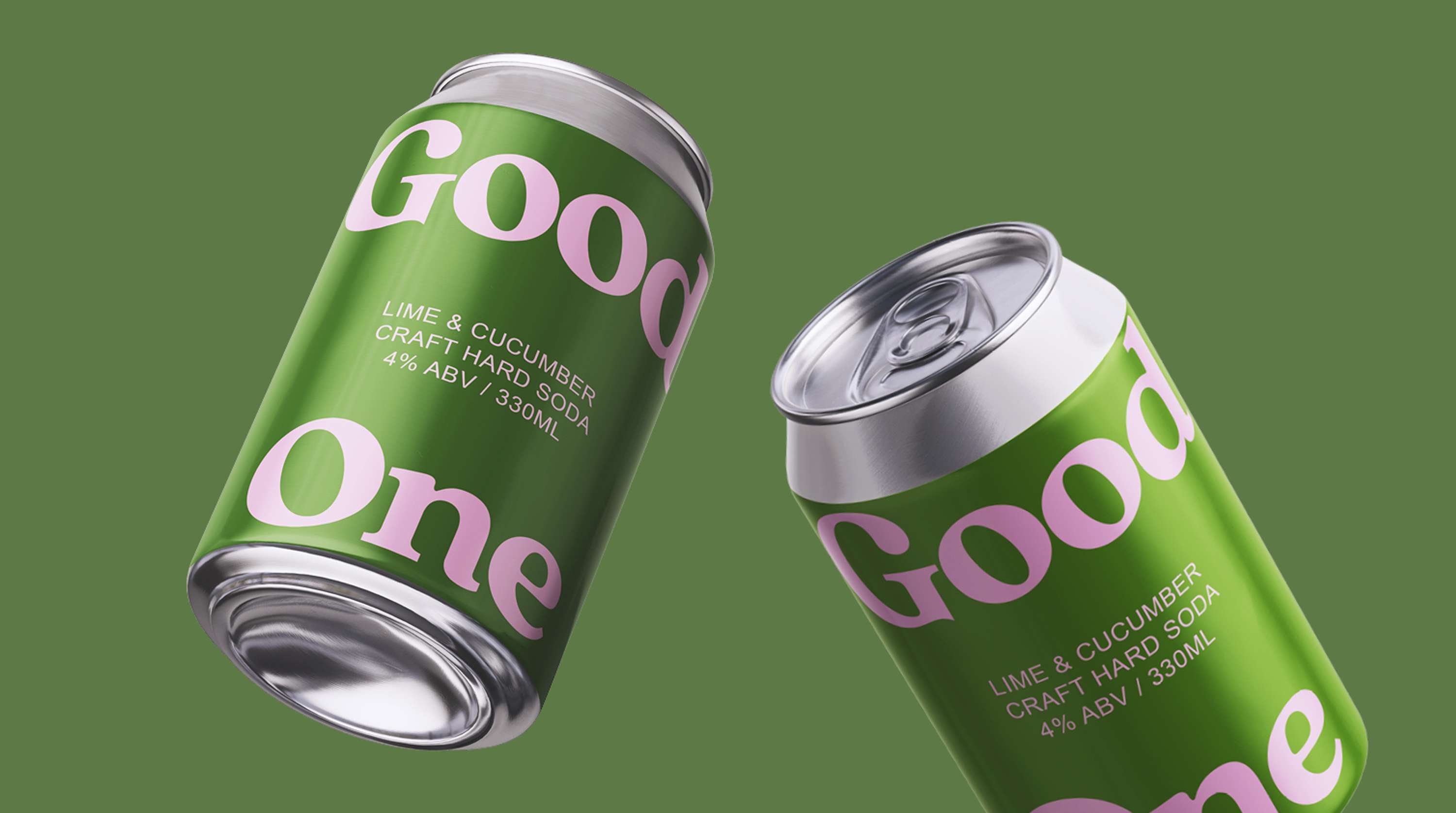 Good One Hard Seltzer - Naming and Branding by Vanessa Karabegovic