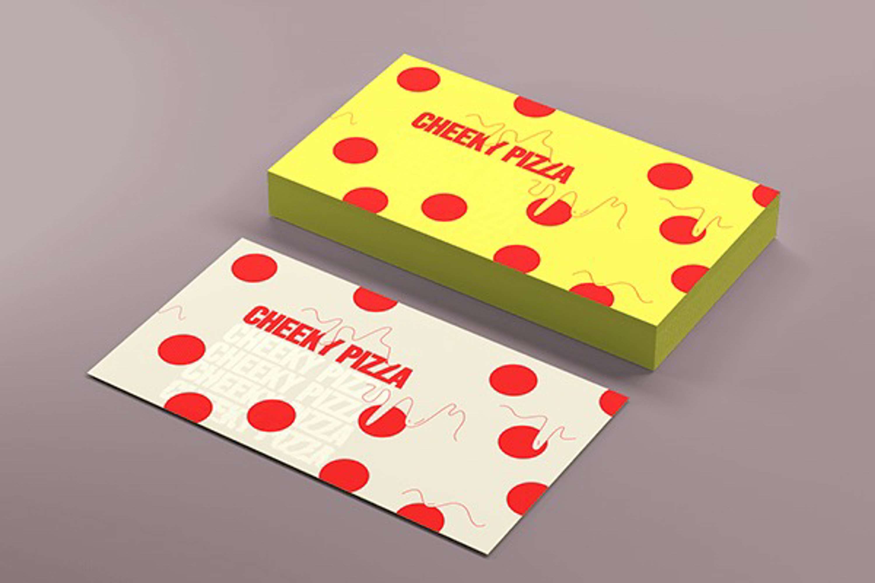 Cheeky Pizza - Pizza restaurant branding design by lina B