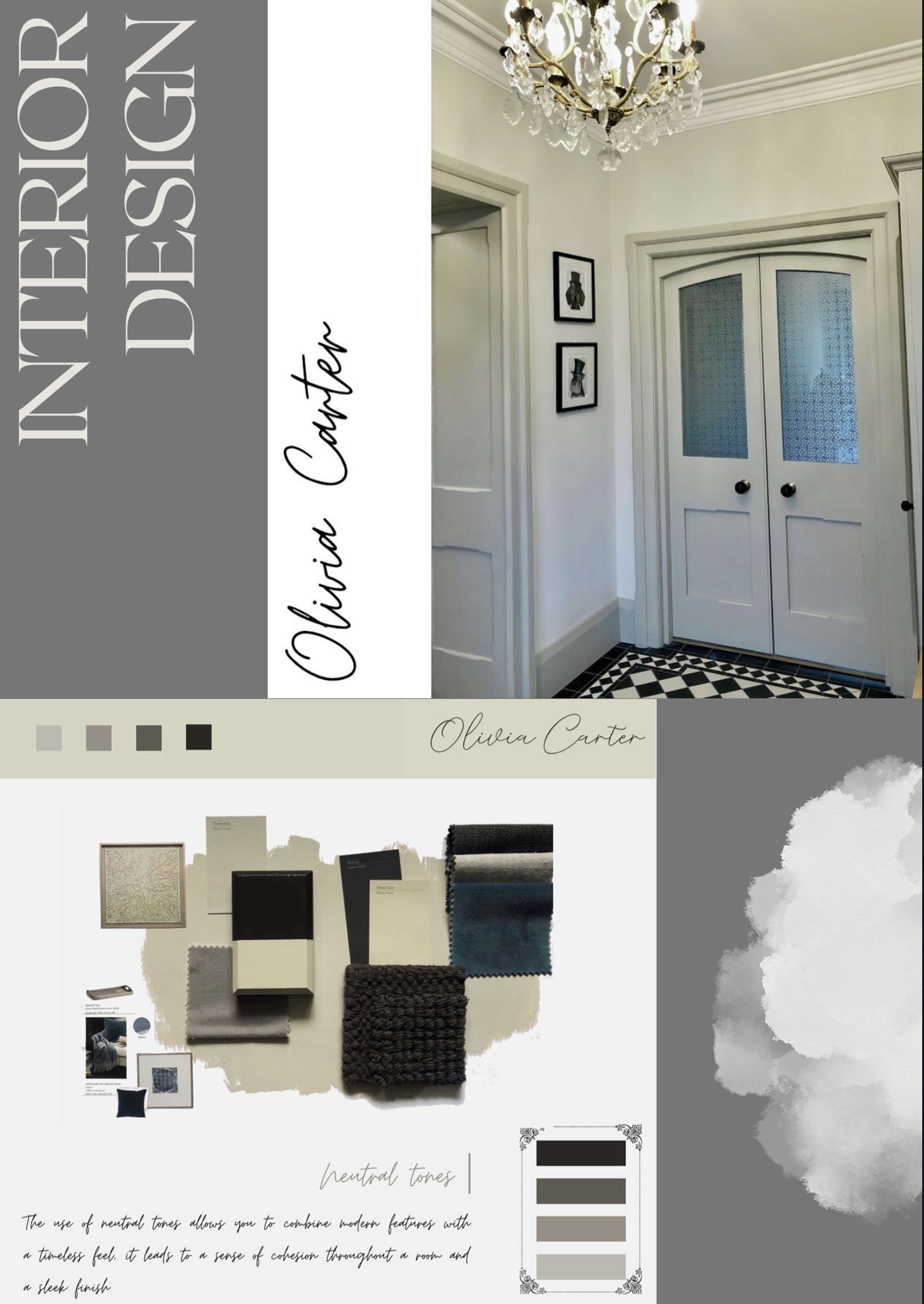 Creating interior design based social media content by Izzy Blakey