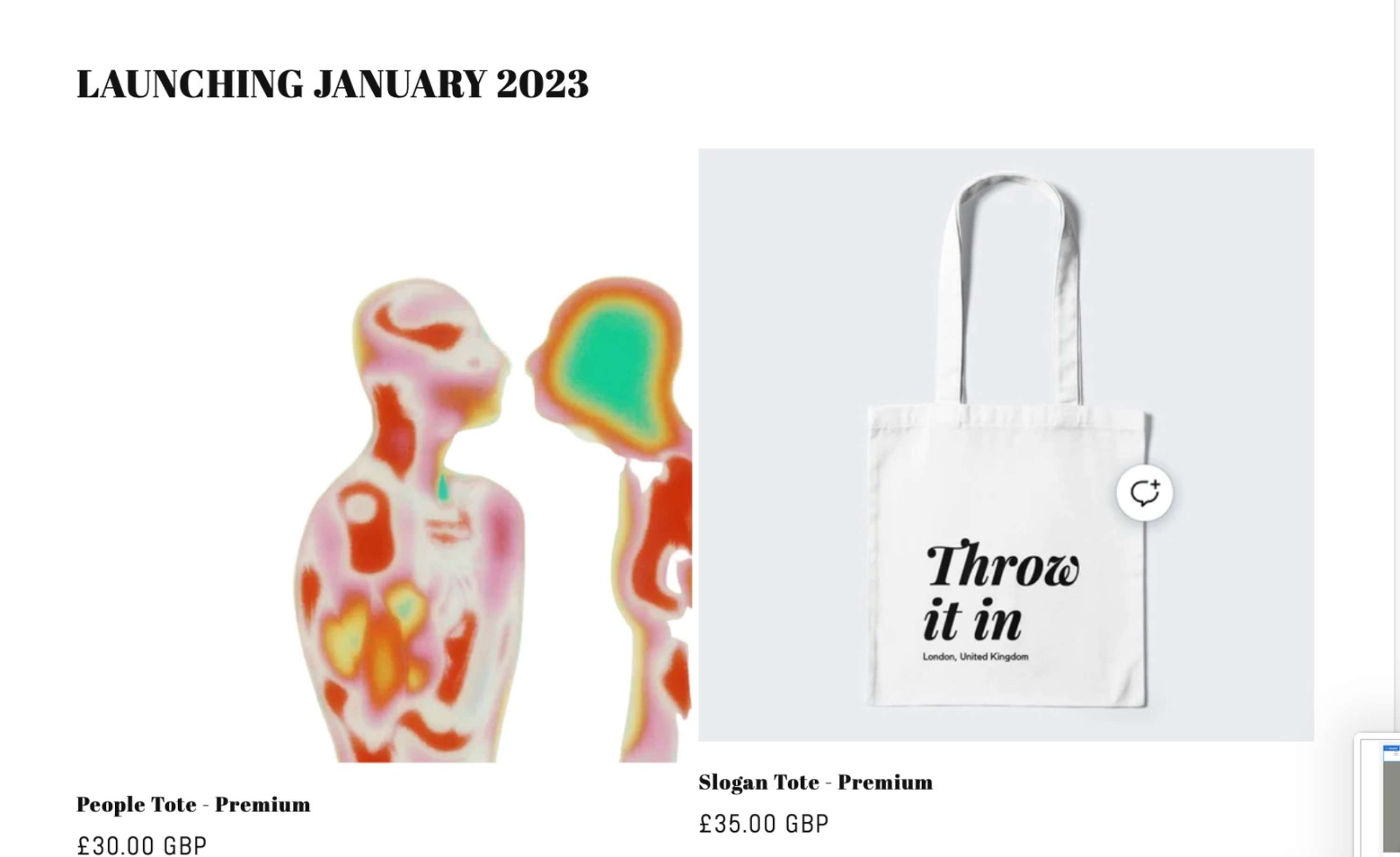 Designed: Shopify 'Throw It In' by Chloe McConkey