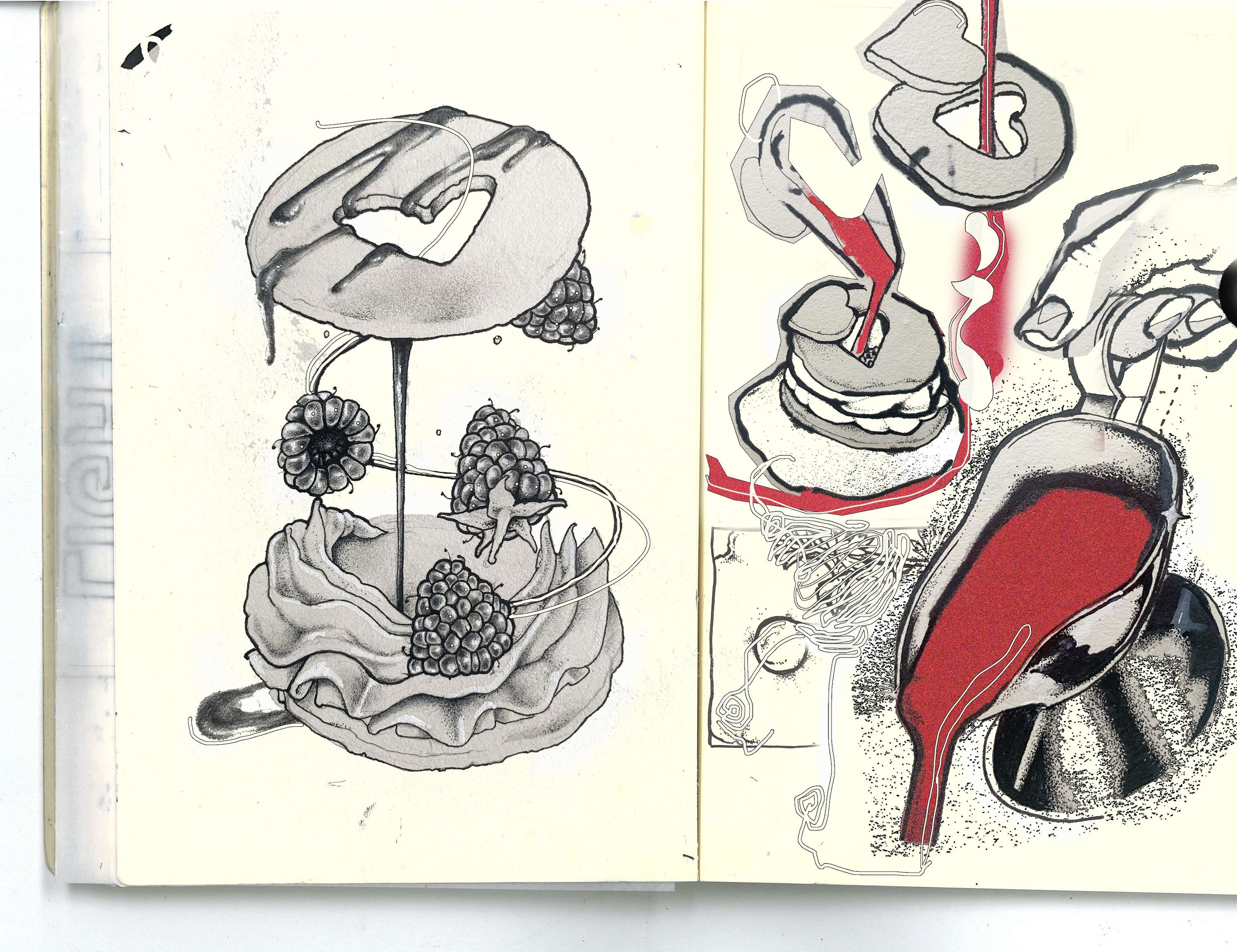 OCB Menu design by Marie-Chantal Acka