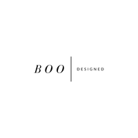 BOO DESIGNED logo