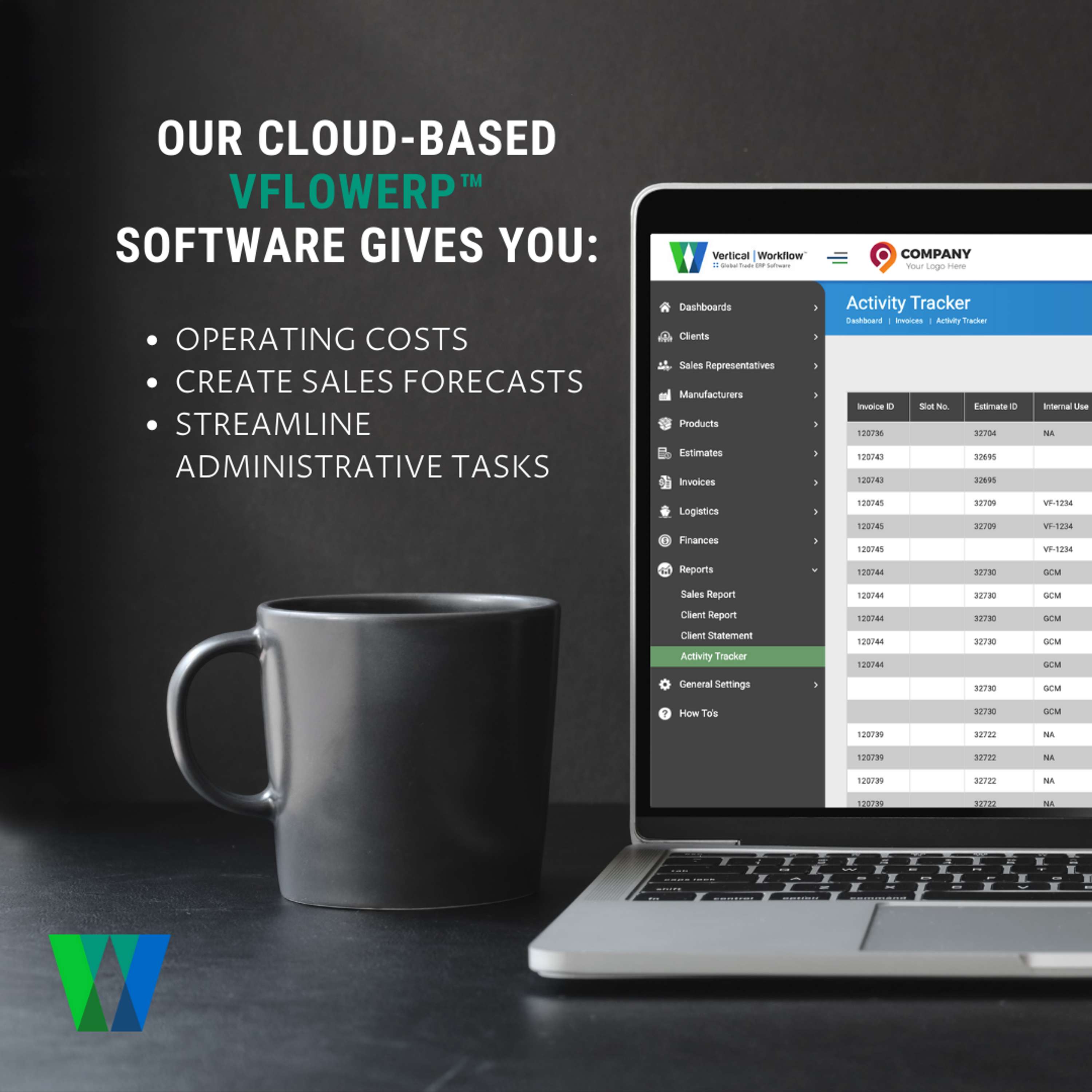 Cloud ERP Software for import export by vertical workflow