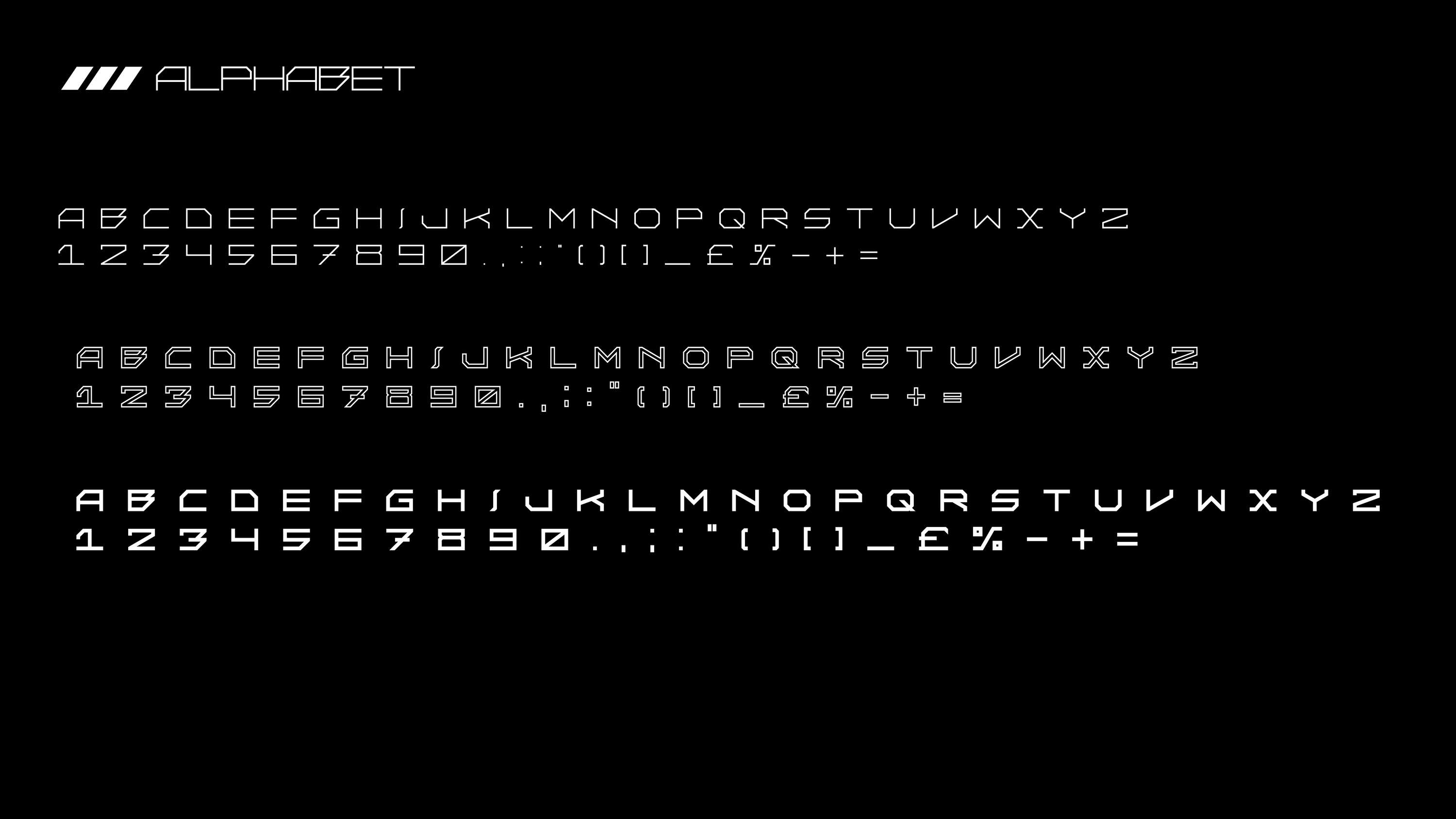 Voltace Typeface by Rajim Uddin