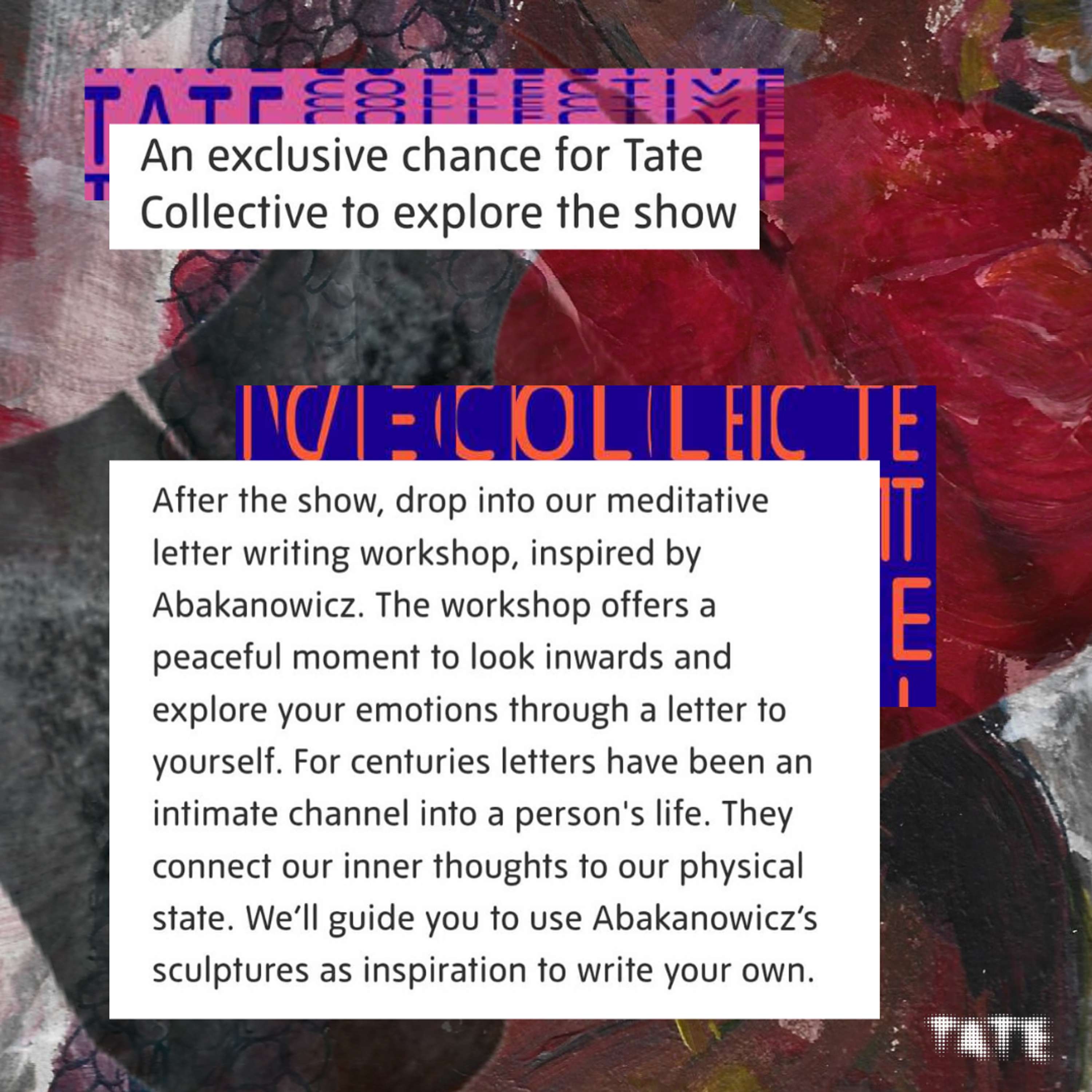 Tate After Hours: Magdalena Abakanowicz Journaling Workshop by Abigail Busenze