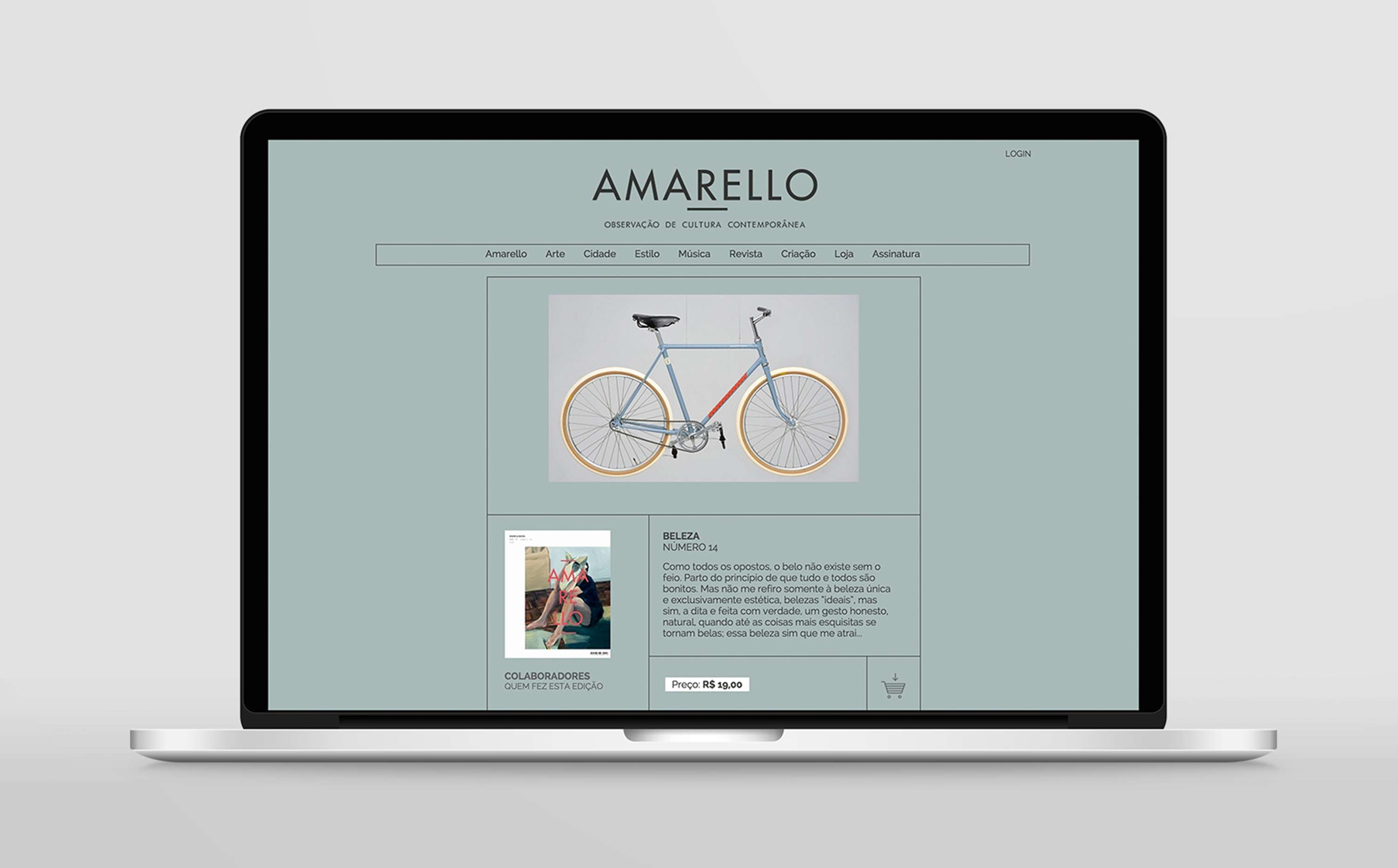 Amarello Website [2014] by Frederico Floeter