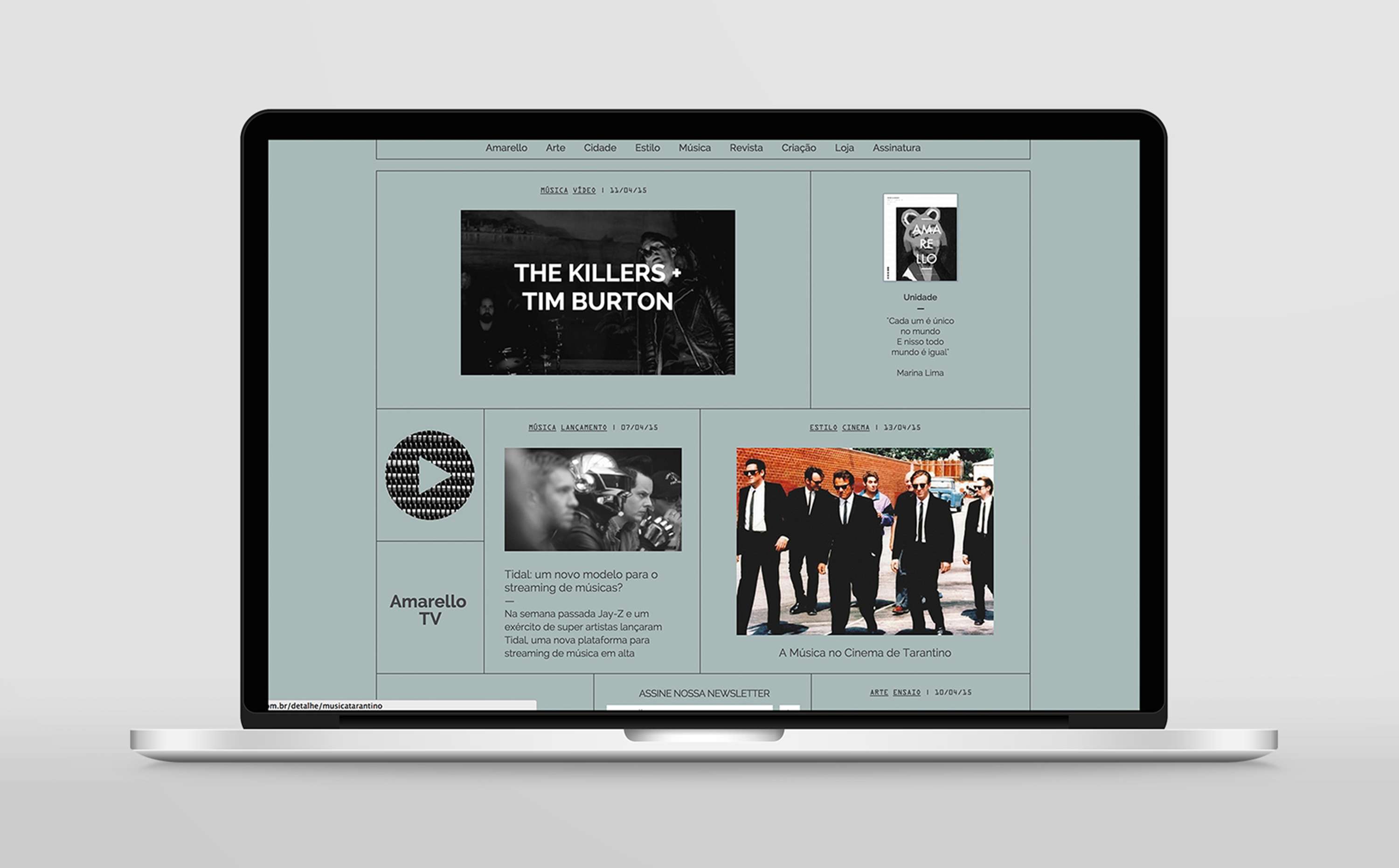 Amarello Website [2014] by Frederico Floeter