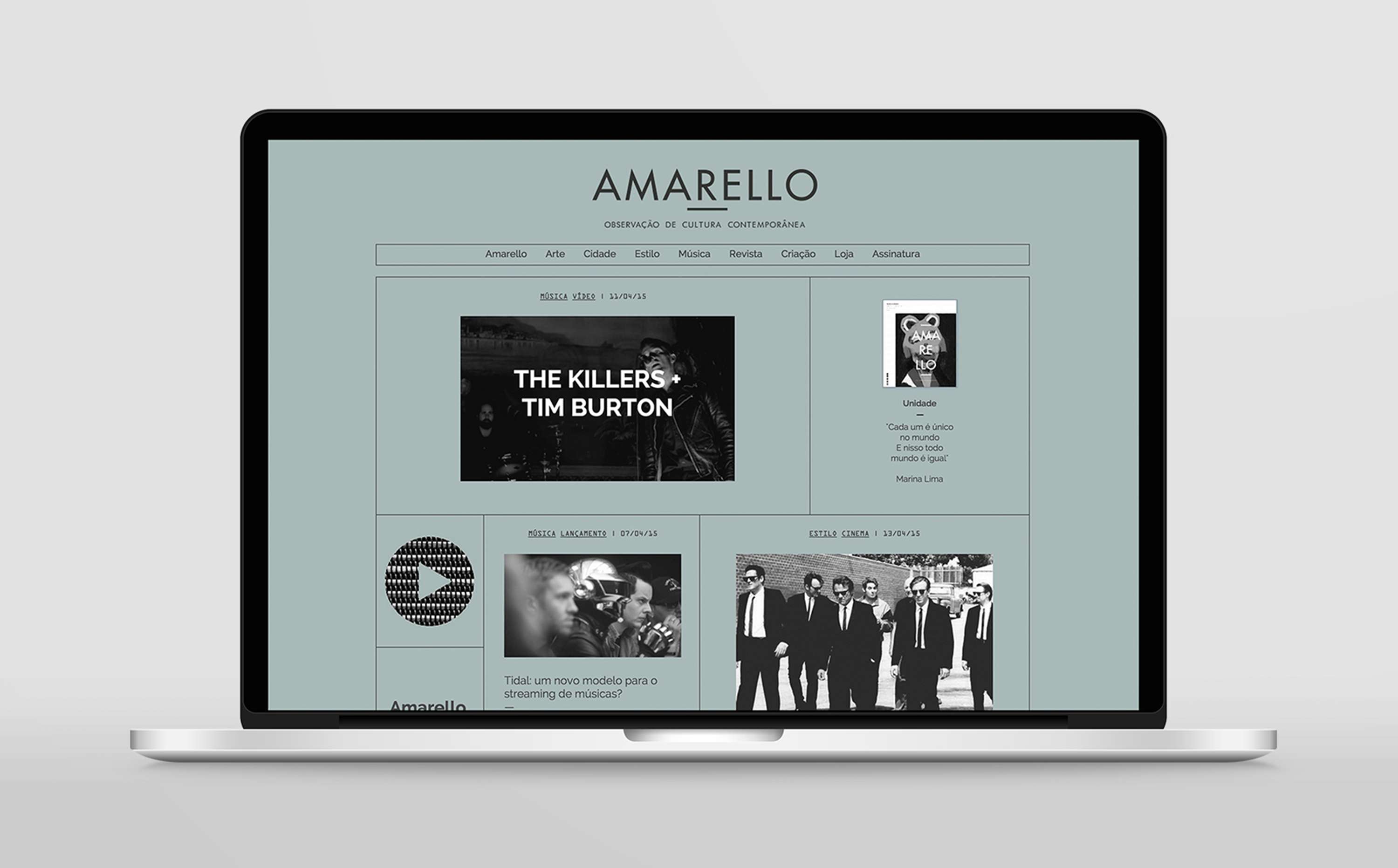 Amarello Website [2014] by Frederico Floeter