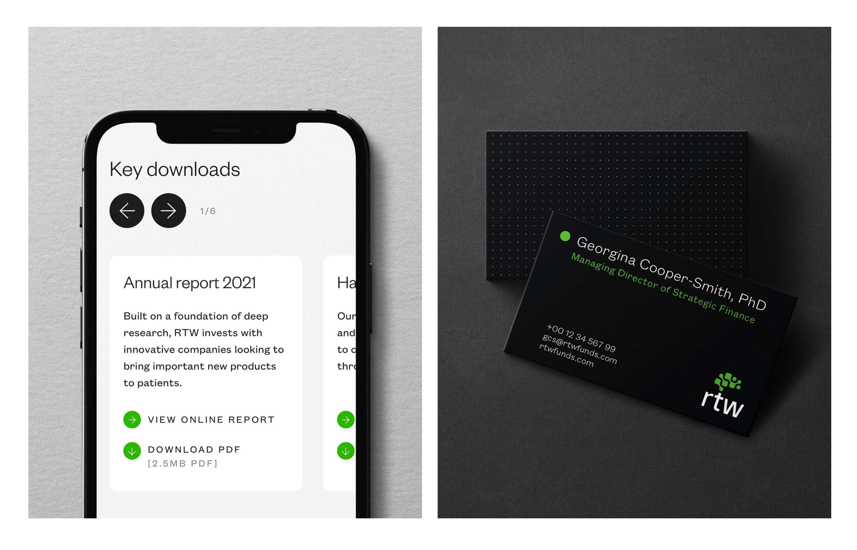 RTW Investments — A new identity and digital platform for a transformative biotech and medtech investment firm by SampsonMay