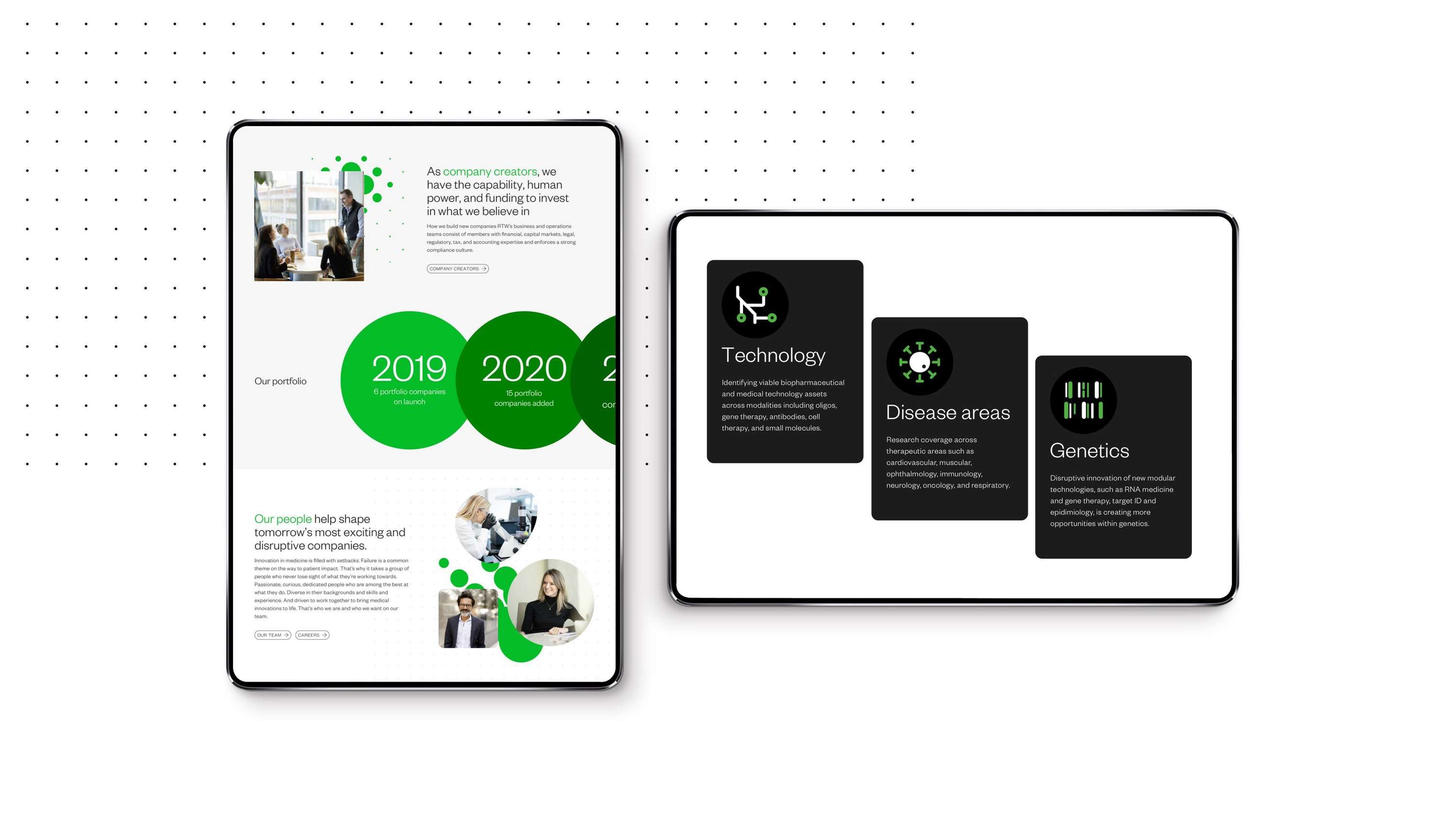 RTW Investments — A new identity and digital platform for a transformative biotech and medtech investment firm by SampsonMay