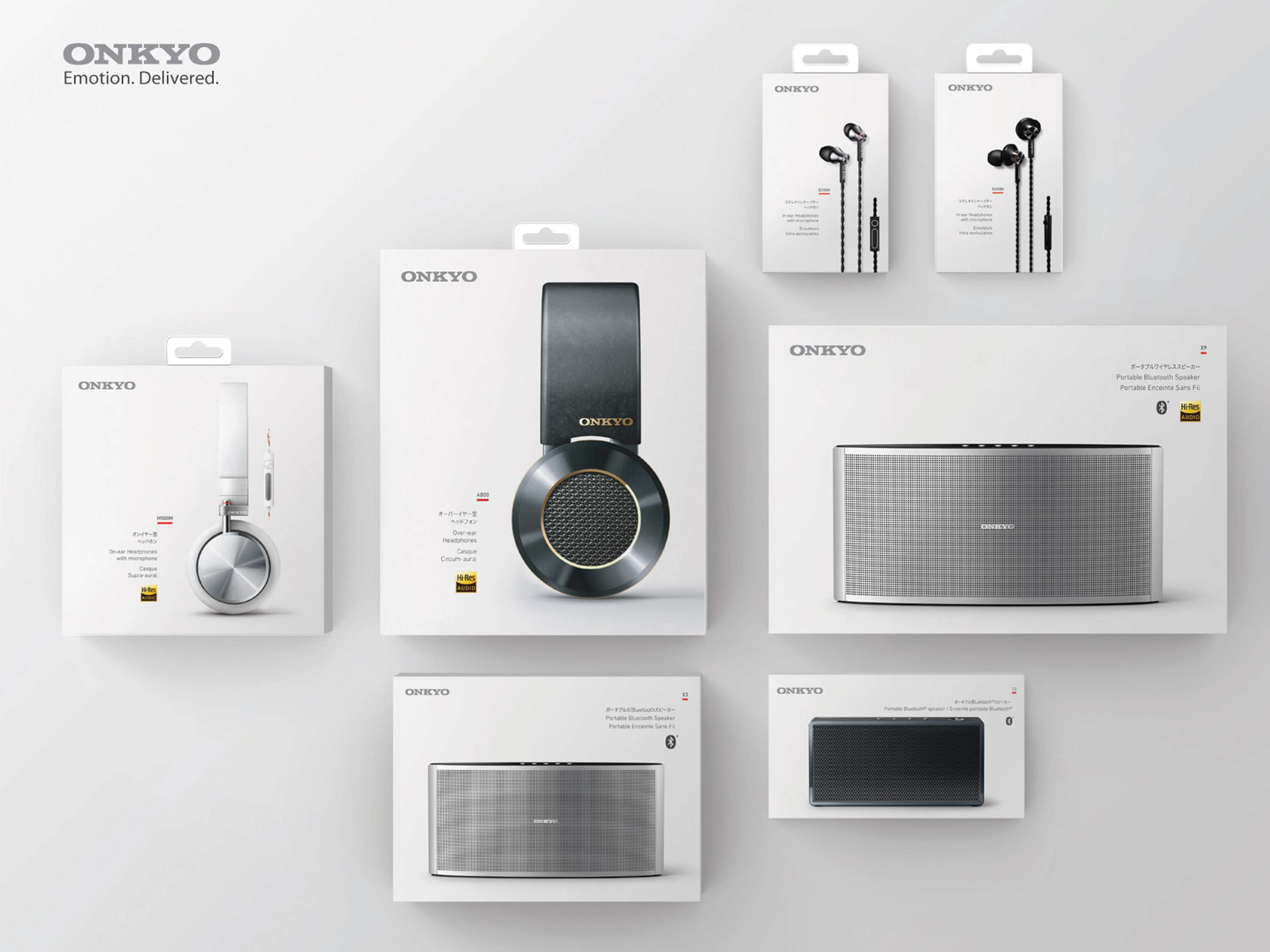 ONKYO Branding & Packaging by Benoit Barras