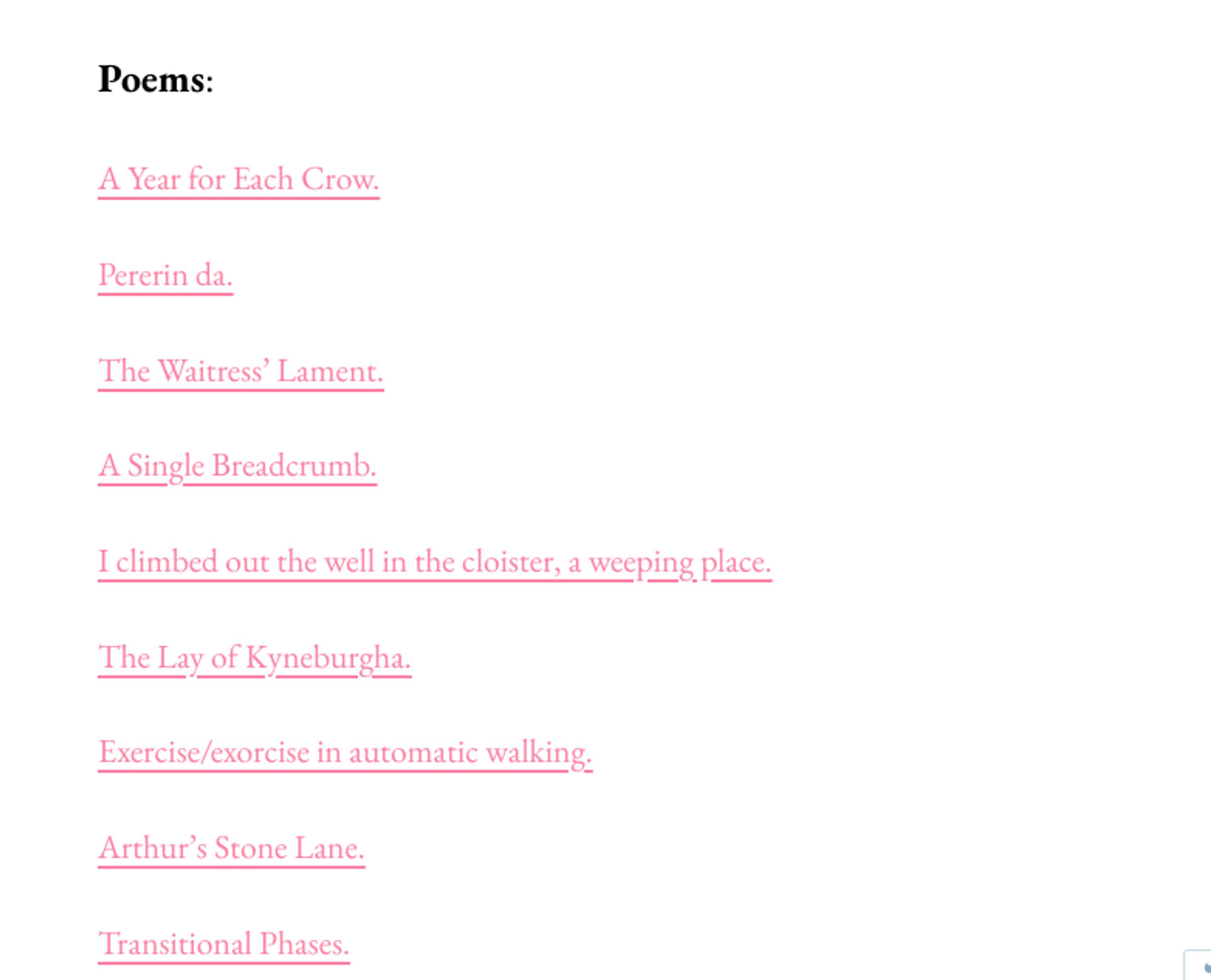Writing Blog by Hannah Saunders