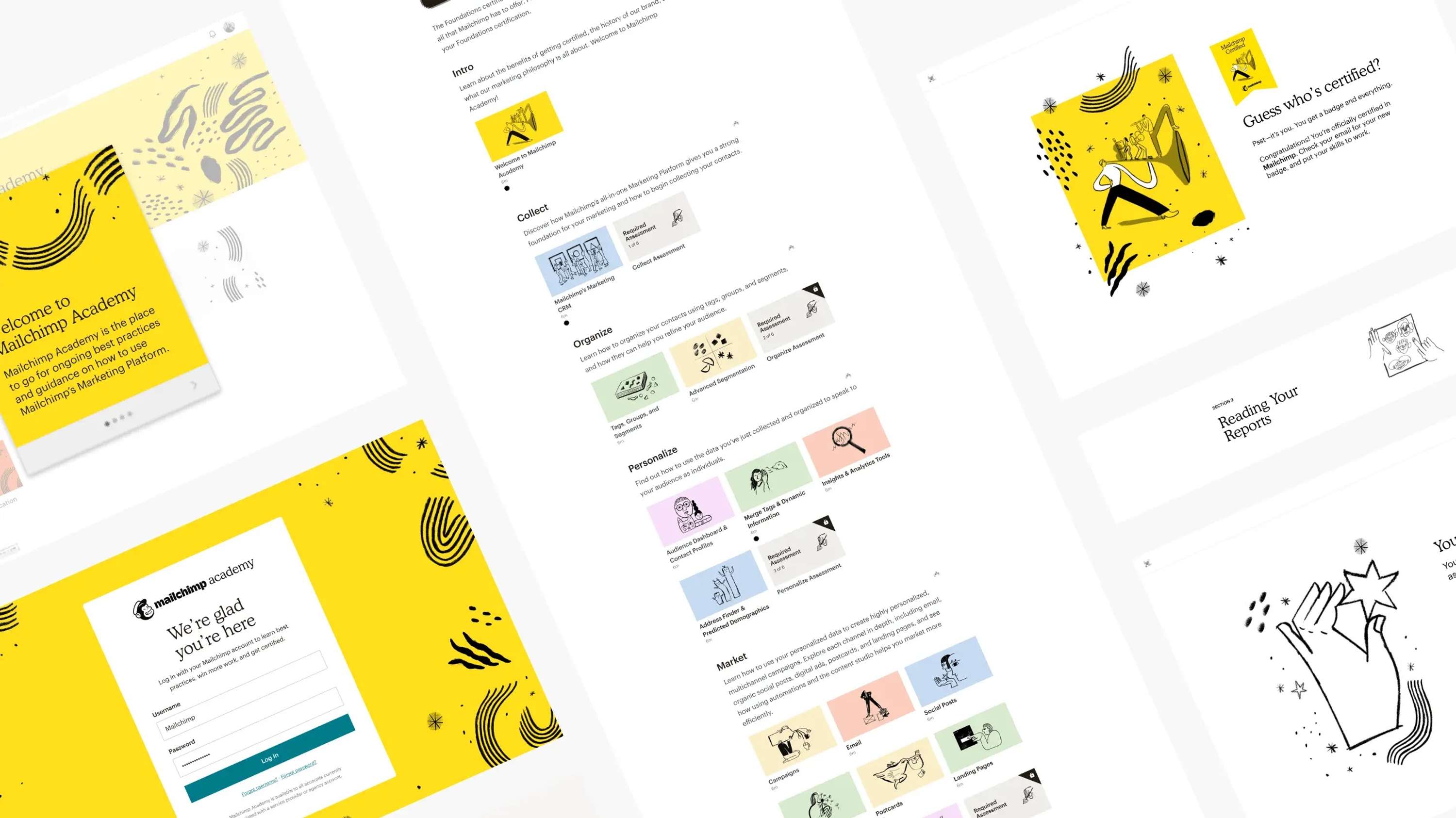 The making of Mailchimp Academy by BYND