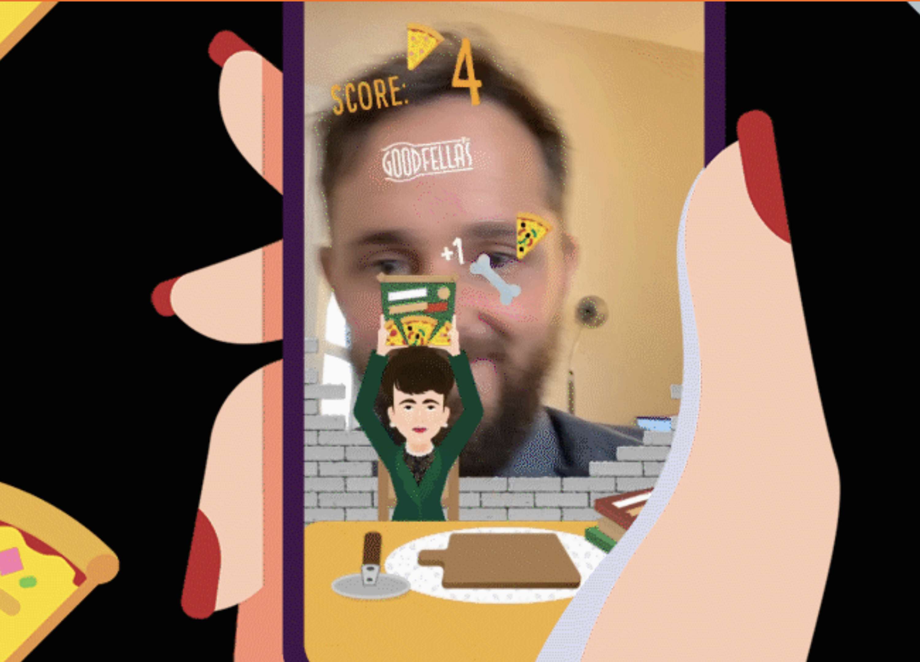 Goodfella's Pizza | AR Filter Game by Darragh Barker