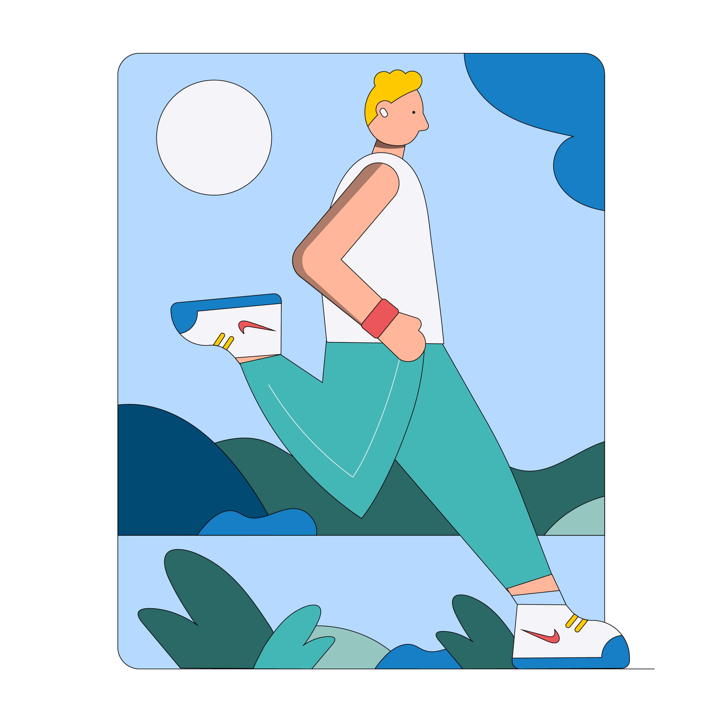 Running Club by Tor Ewen