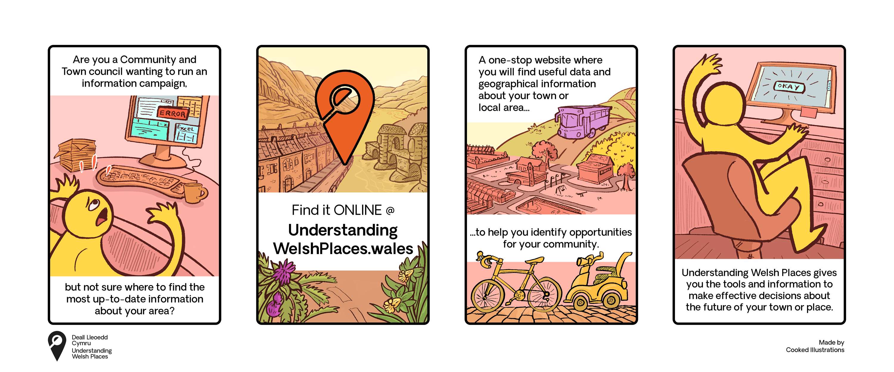 Understanding Welsh Places by Cooked Illustrations Ltd