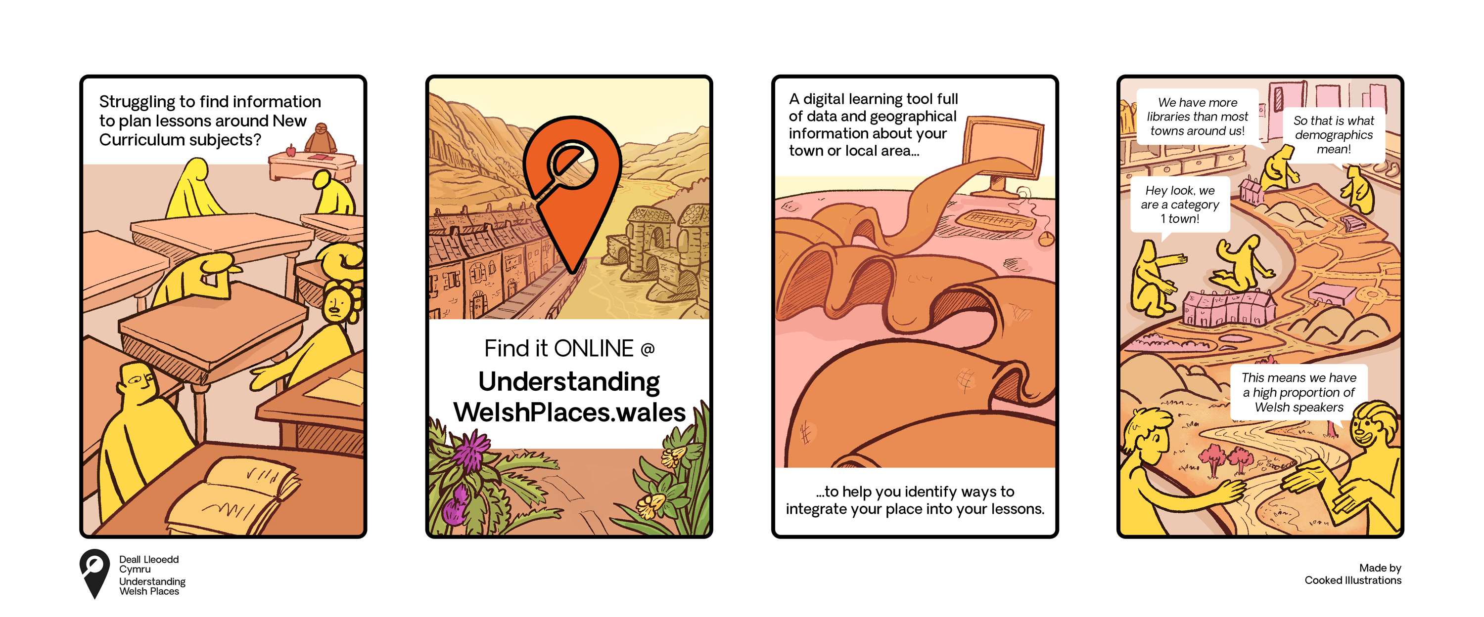 Understanding Welsh Places by Cooked Illustrations Ltd