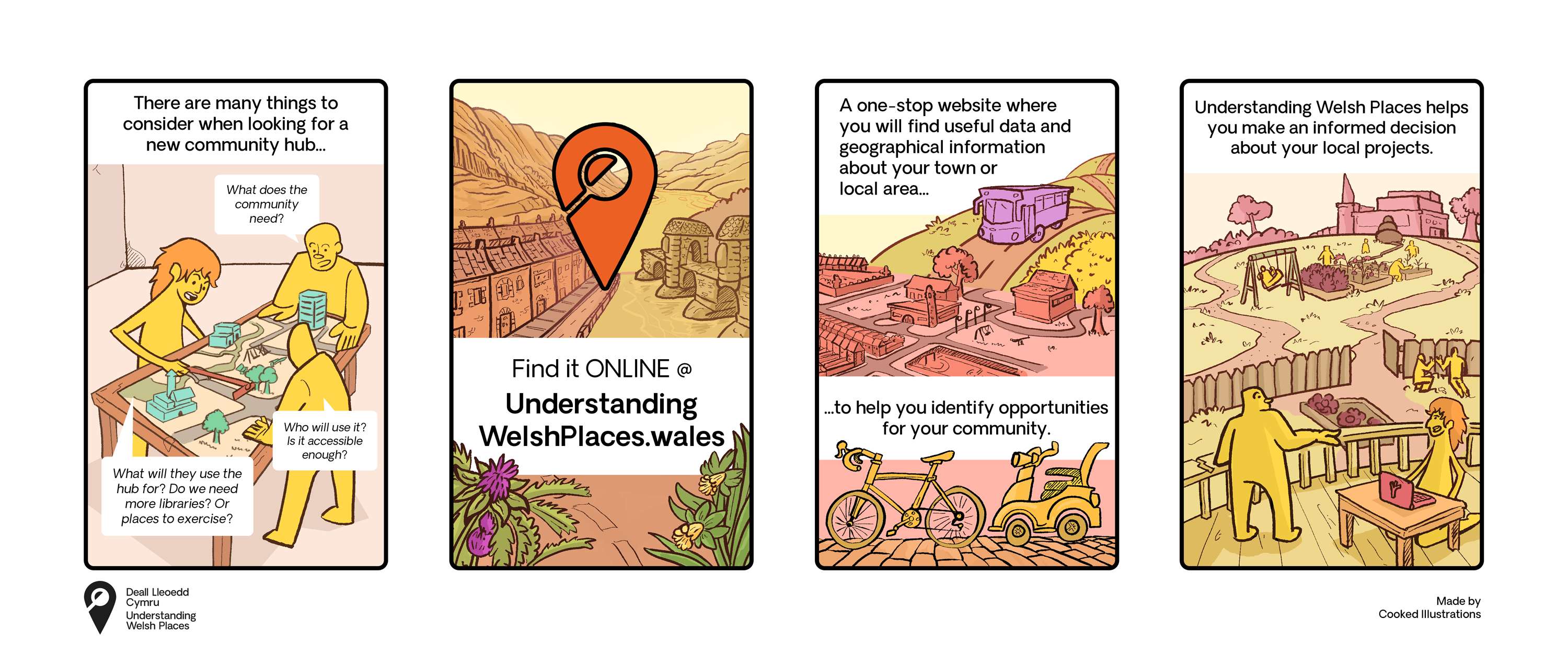 Understanding Welsh Places by Cooked Illustrations Ltd