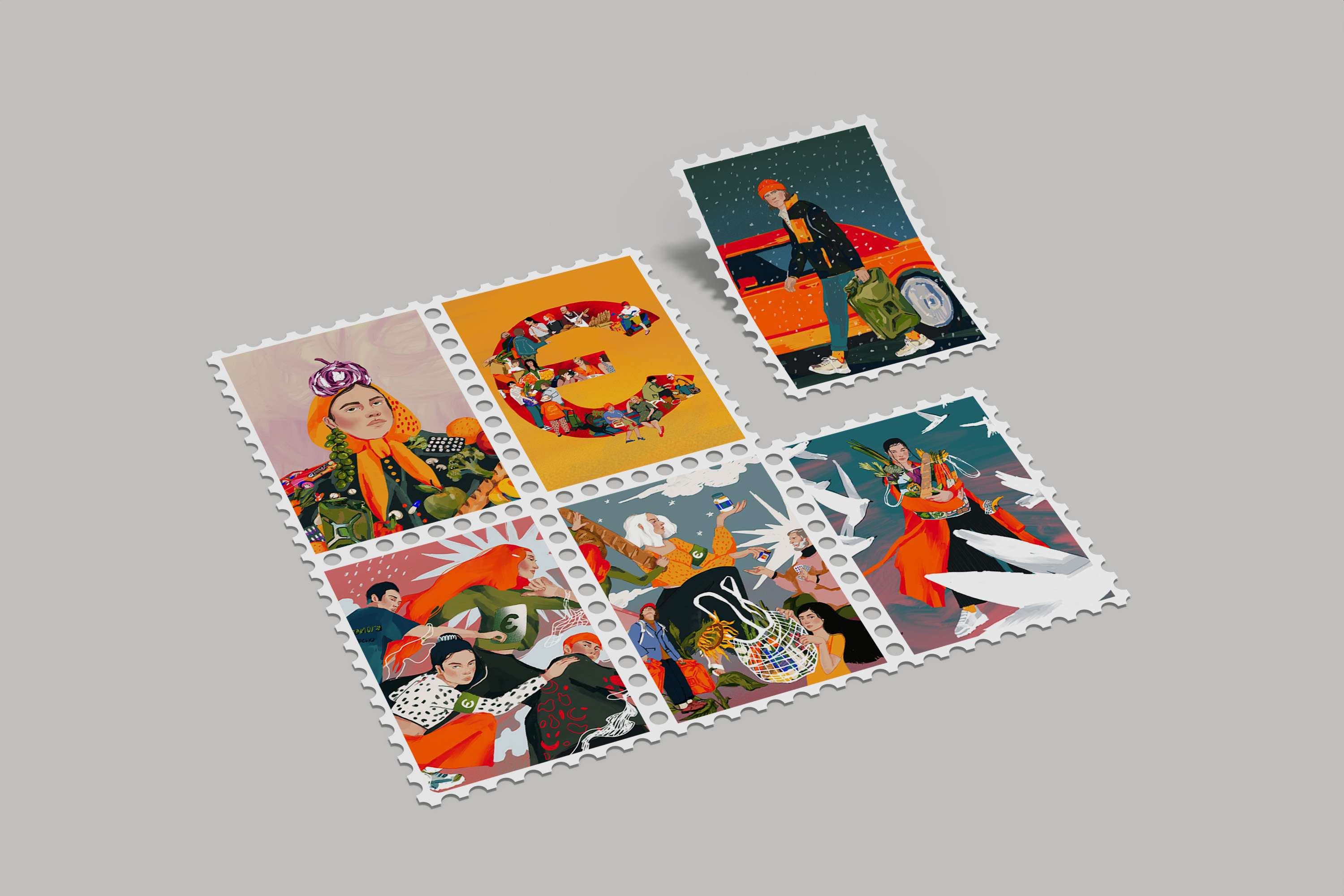 Mastercard | Series of Illustrations by Taker | Maker