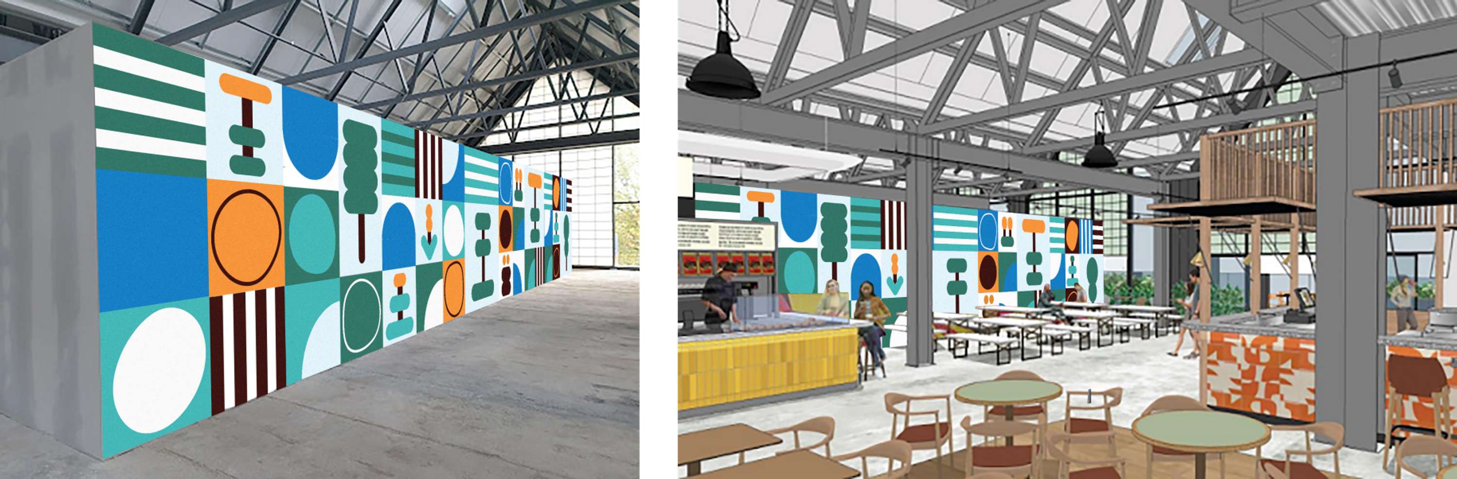 CRATE London Mural Proposals by Tor Ewen