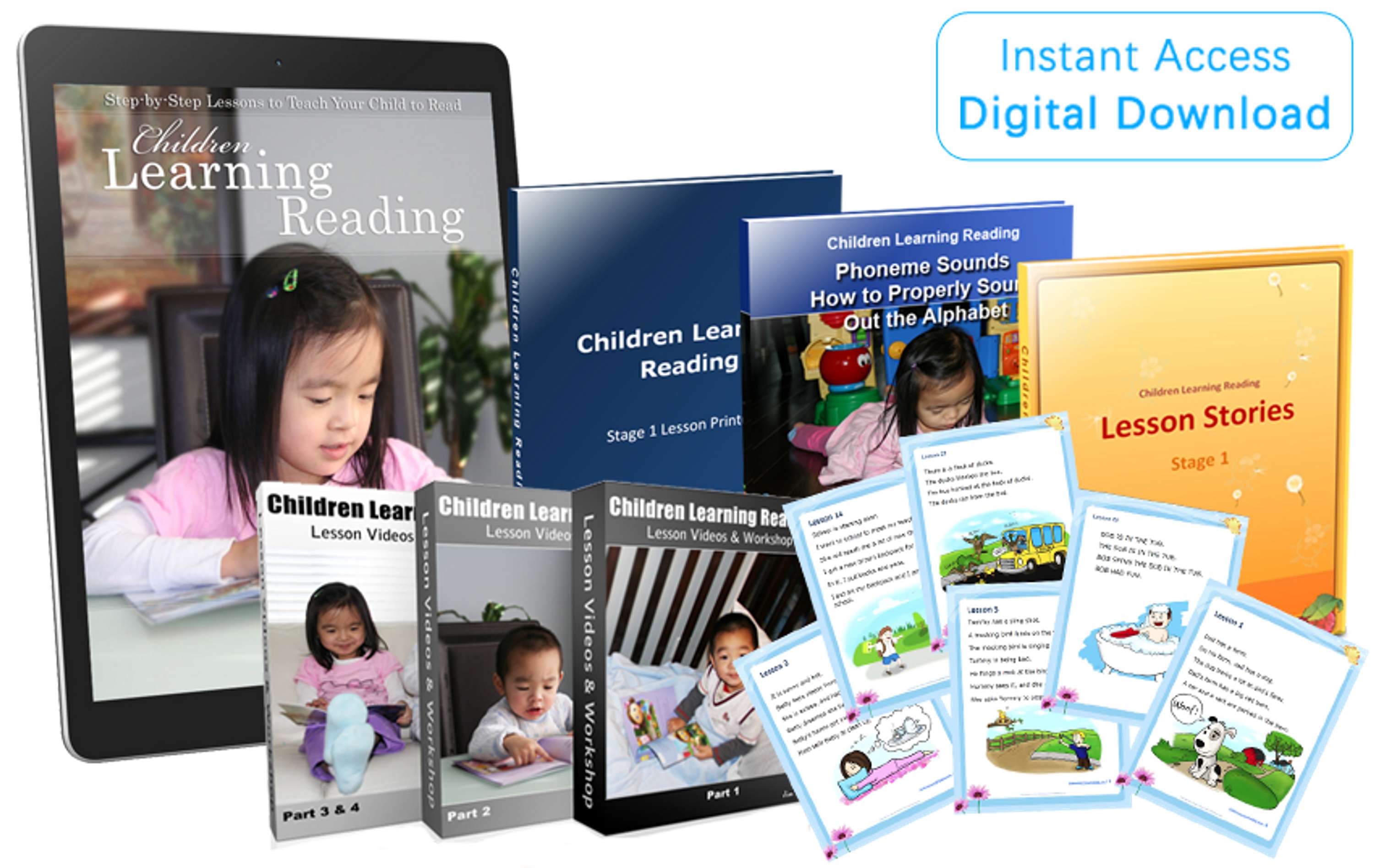 Children Learning Reading PDF Program Jim Yang (eBook) by Cindy Lem
